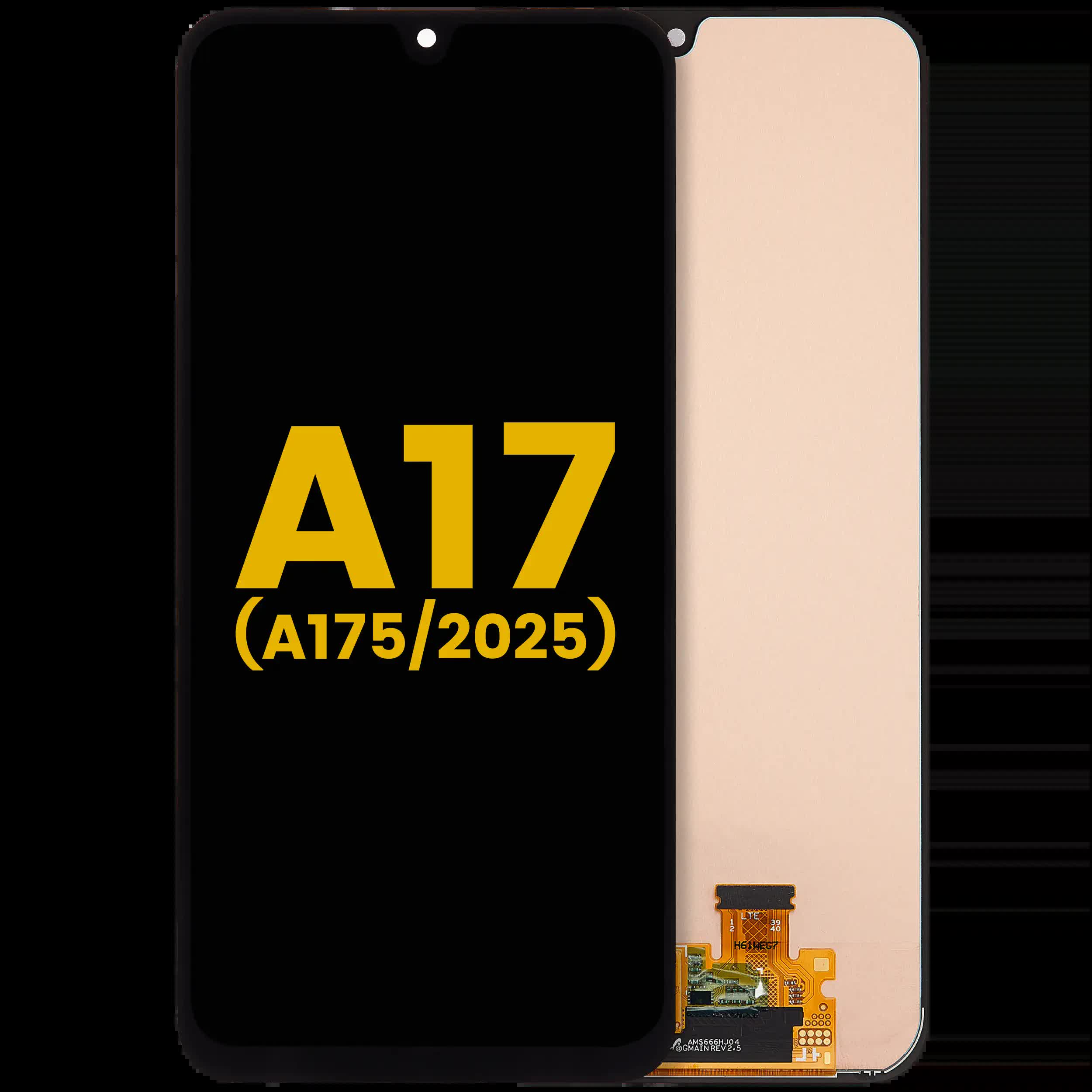 OLED Display ohne Rahmen für Samsung Galaxy A17 (A175 / 2025) (professionell aufgearbeitet)