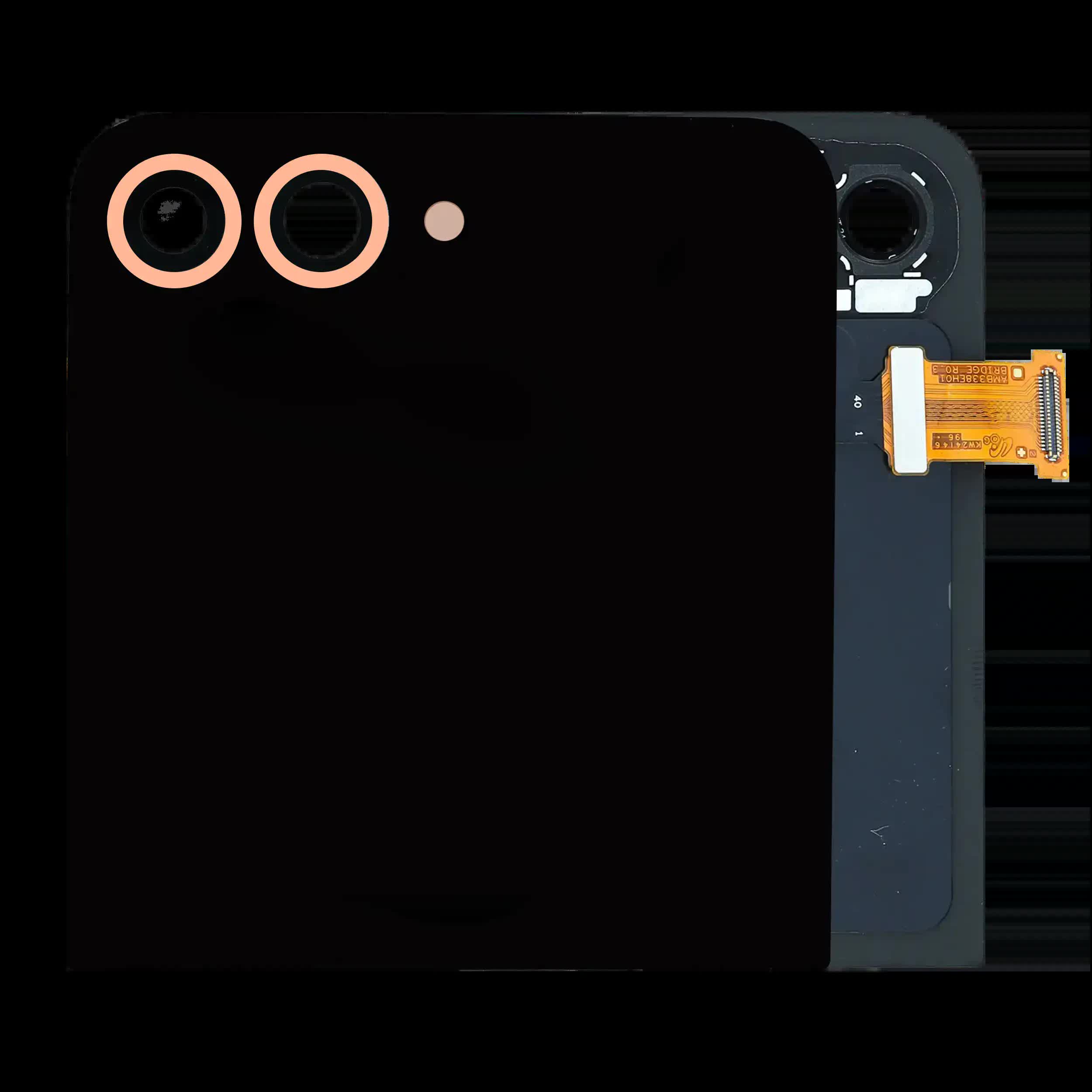 Outer OLED Display für Samsung Galaxy Z Flip 6 5G (Service Pack) (Peach)