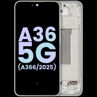 OLED Display mit Rahmen für Samsung Galaxy A36 5G (A366 / 2025) (Service Pack) (Lime)
