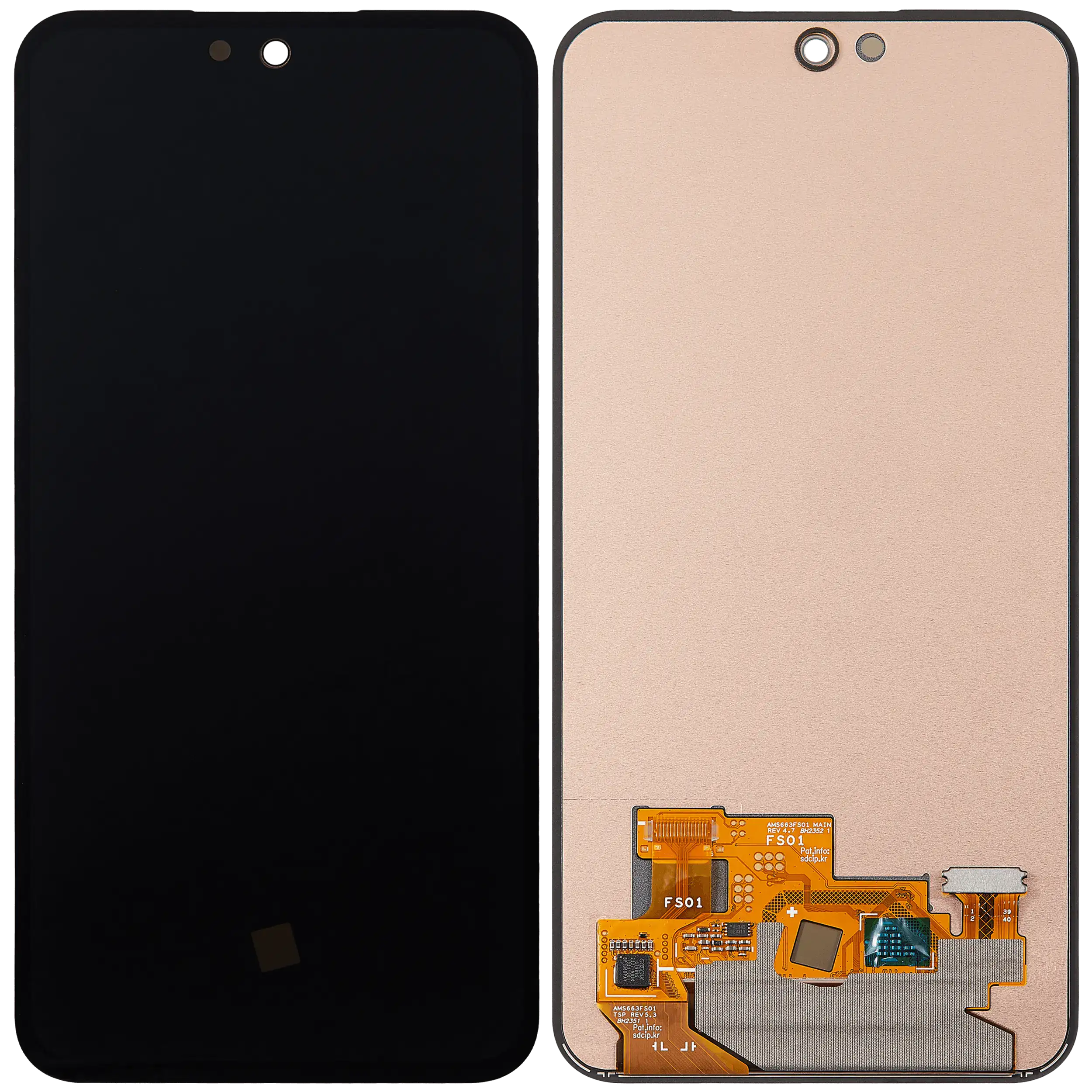 OLED Display ohne Rahmen für Samsung Galaxy A35 5G (A356 / 2024) / M35 (M356 / 2024) / A55 (A556 / 2024) (Service Pack) – Bild 2
