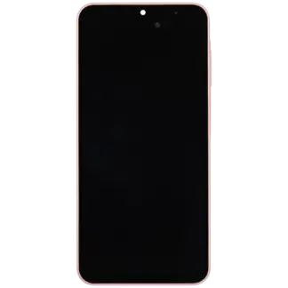 OLED Display mit Rahmen für Samsung Galaxy A26 5G (A266 / 2025) (Service Pack) (Peach Pink (Rosa))