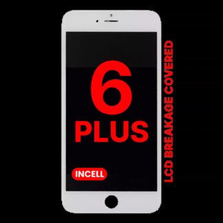 LCD Display für iPhone 6 Plus (Aftermarket Pro: XO7 Incell) (White (Weiß))