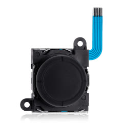 3D Analog Joystick Cap Thumbstick für Nintendo Switch / Switch OLED / Switch Lite Joy Con Controller (Black (Schwarz))