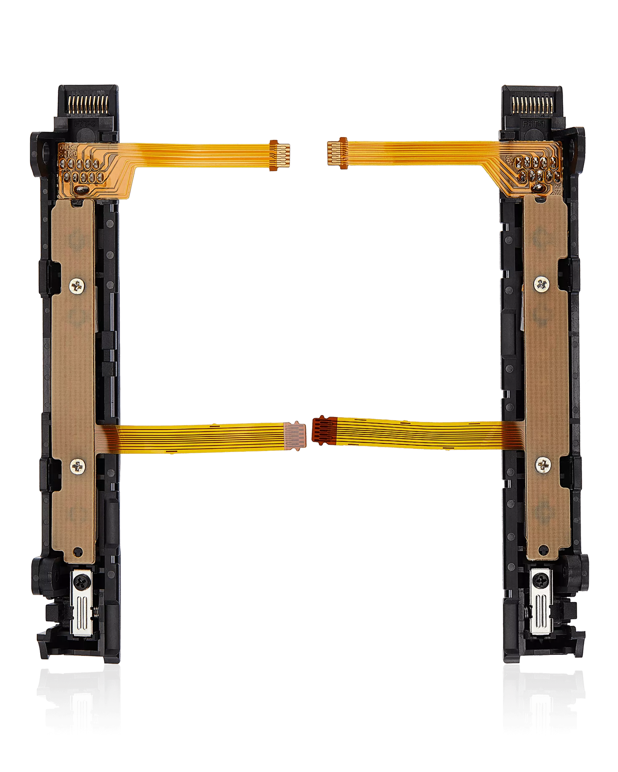 Plastic Rail (rechts+links) mit Flexkabel für Nintendo Switch (Gray (Grau)) – Bild 2