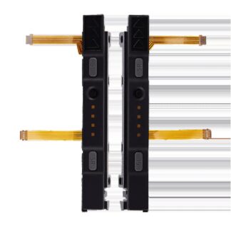 Plastic Rail (rechts+links) mit Flexkabel für Nintendo Switch (Gray (Grau))