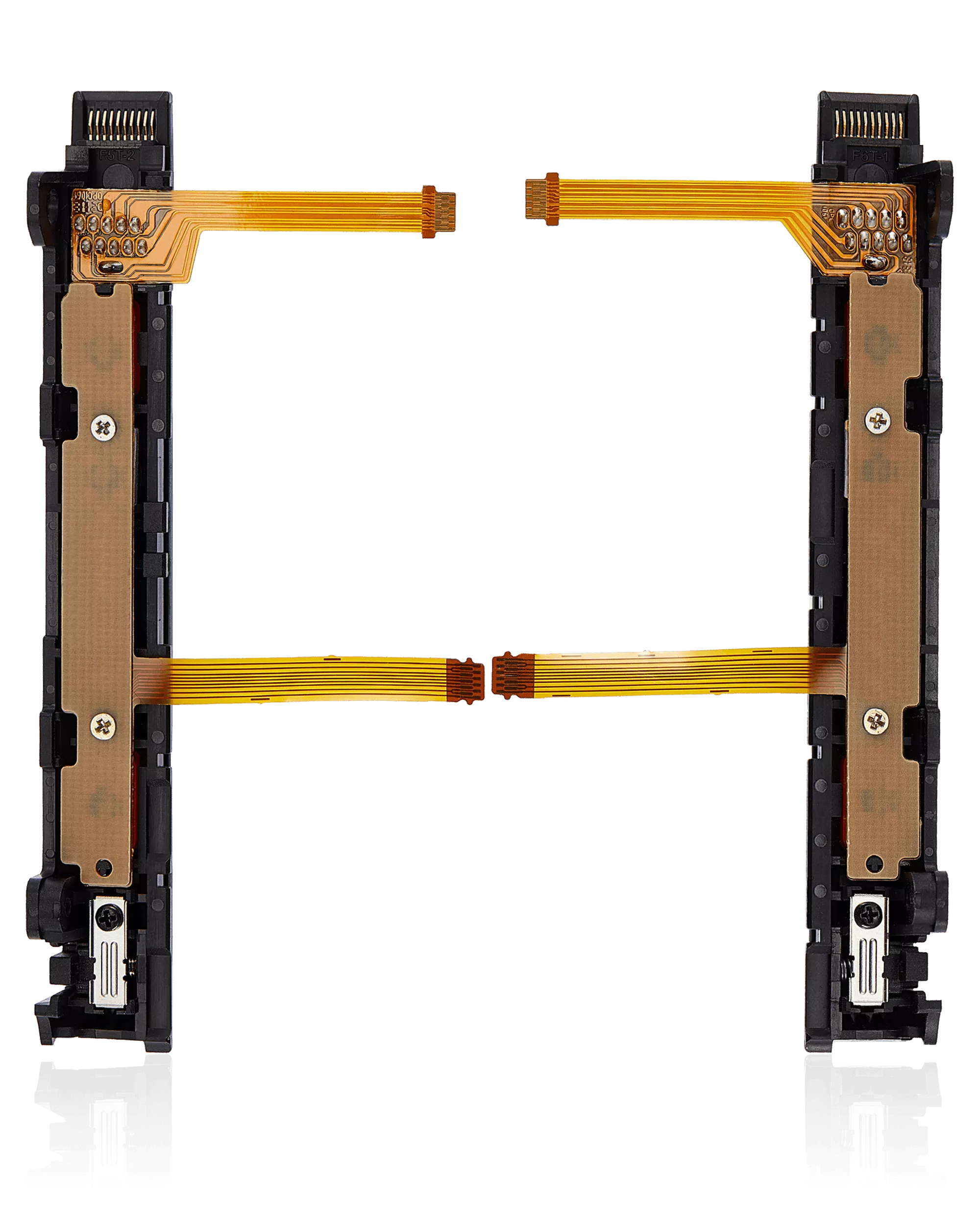 Plastic Rail (rechts+links) mit Flexkabel für Nintendo Switch (Red (Rot)) – Bild 2