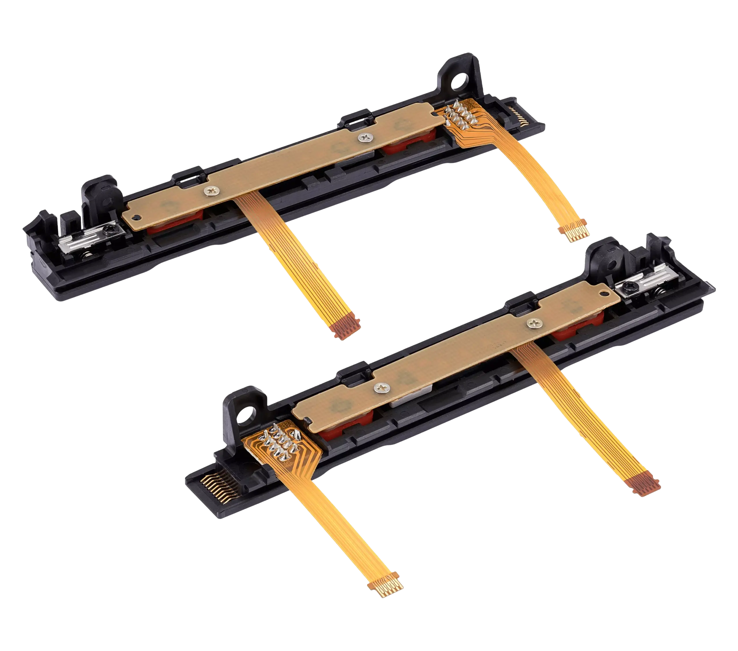 Plastic Rail (rechts+links) mit Flexkabel für Nintendo Switch (Red (Rot)) – Bild 4