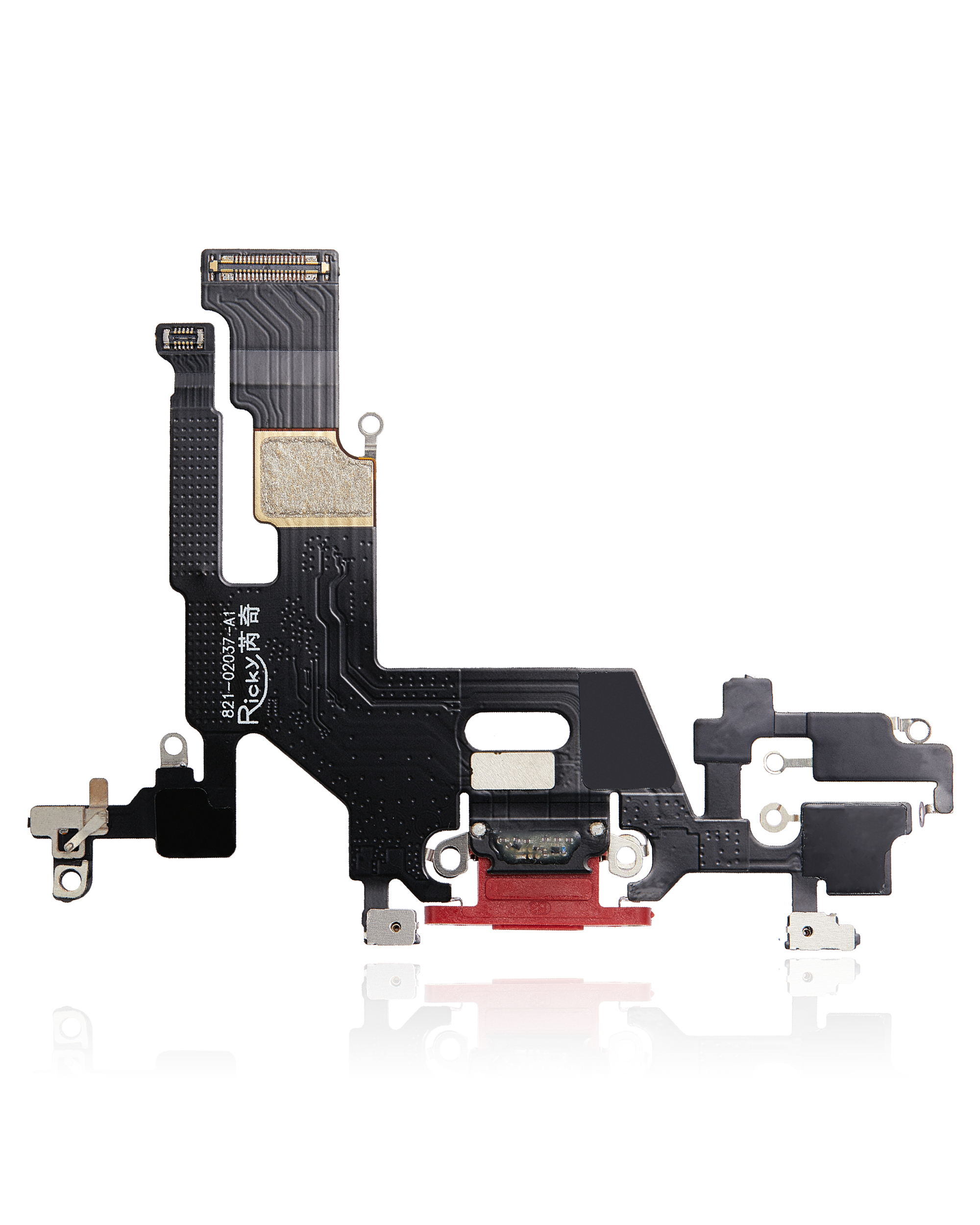 Ladebuchse Flexkabel für iPhone 11 (Aftermarket Plus) (Red (Rot)) – Bild 3
