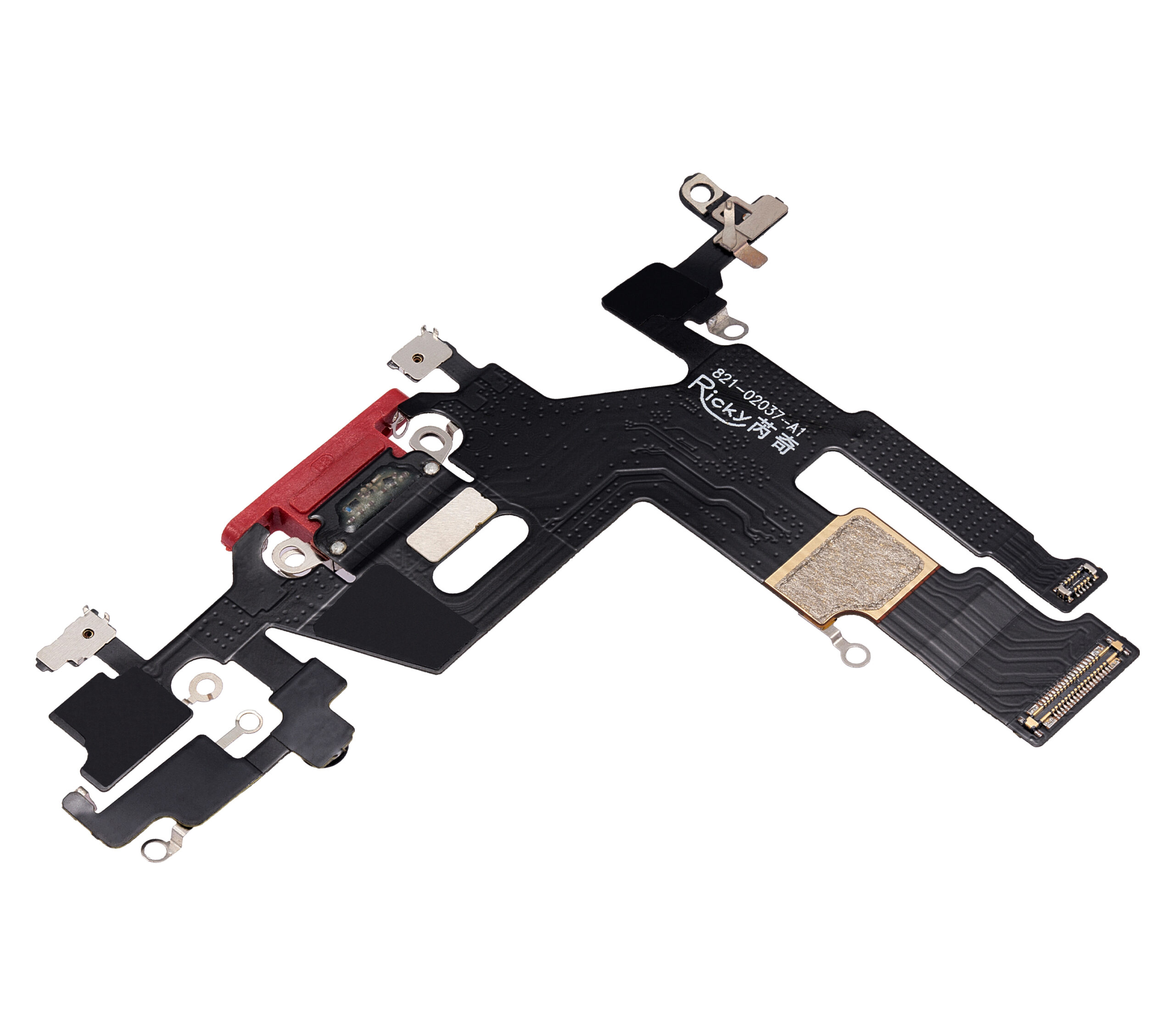 Ladebuchse Flexkabel für iPhone 11 (Aftermarket Plus) (Red (Rot)) – Bild 4