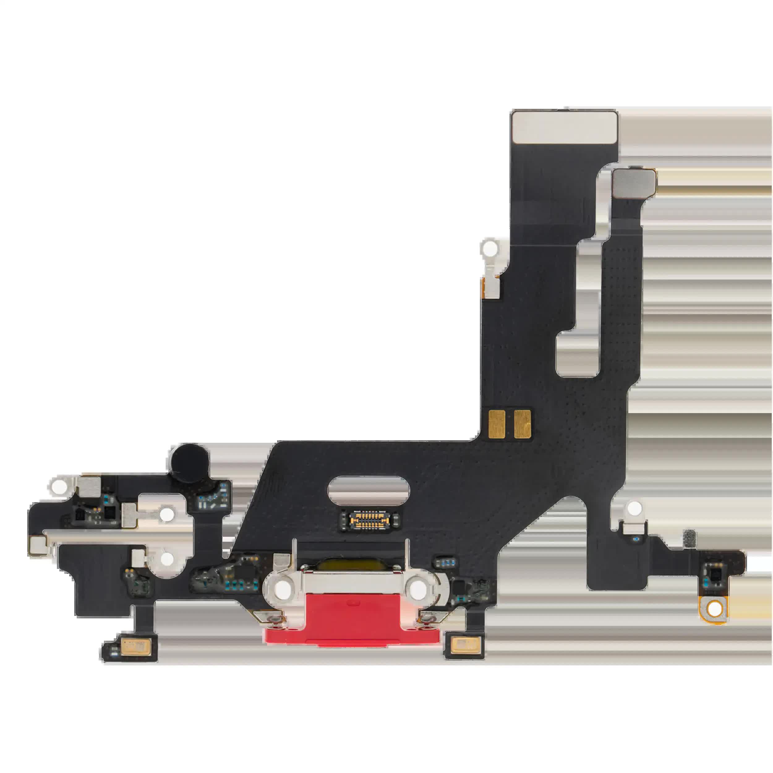 Ladebuchse Flexkabel für iPhone 11 (Aftermarket Plus) (Red (Rot))