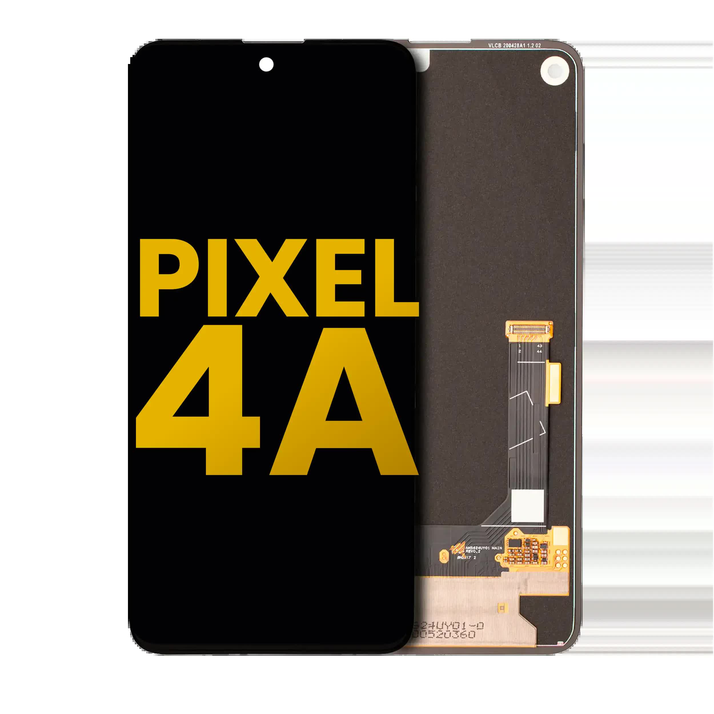 OLED Display ohne Rahmen für Google Pixel 4a 5G (professionell aufgearbeitet)