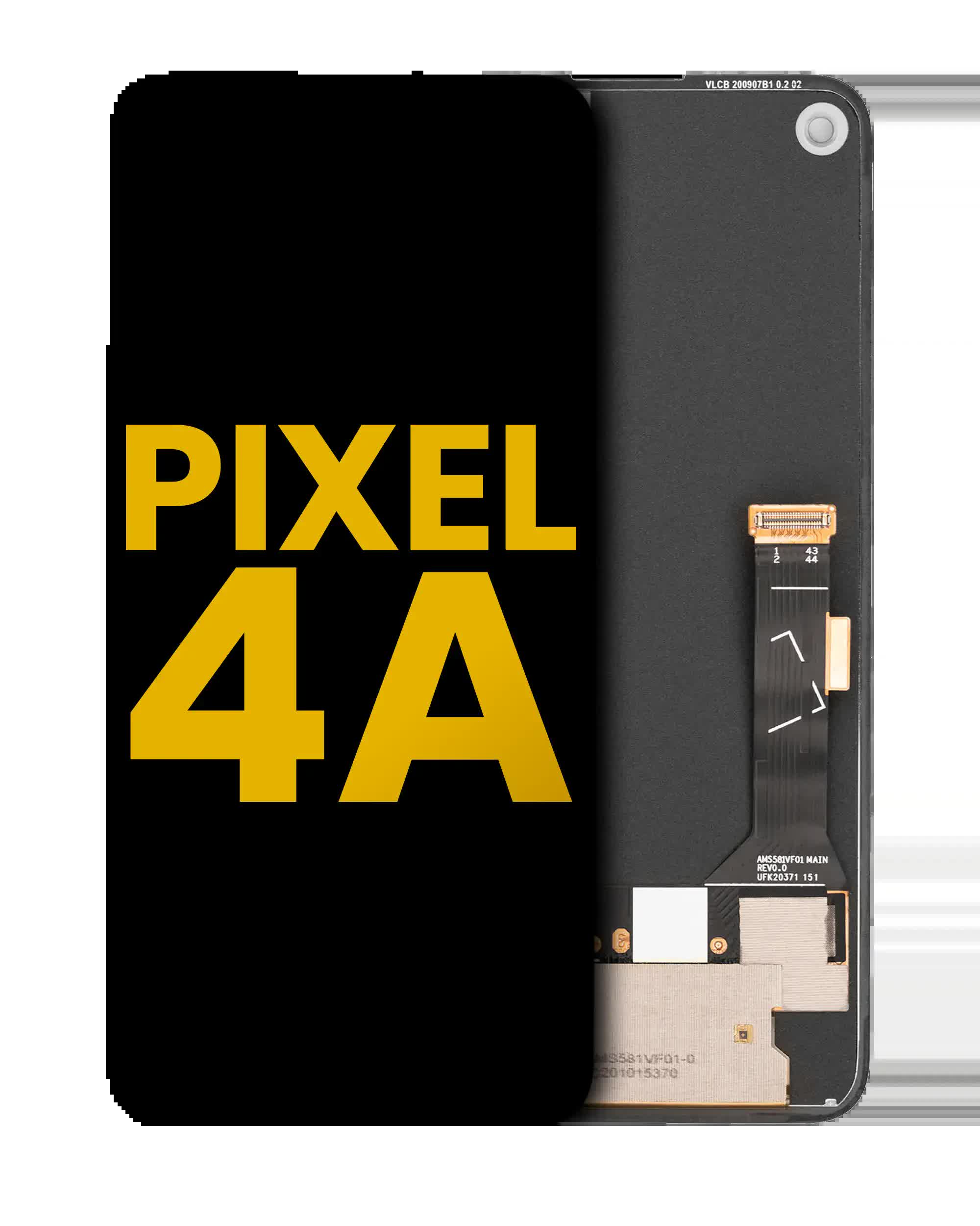 OLED Display ohne Rahmen für Google Pixel 4a (professionell aufgearbeitet)