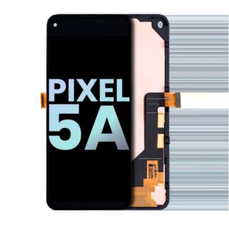 OLED Display mit Rahmen für Google Pixel 5A 5G (Original) (Black (Schwarz))