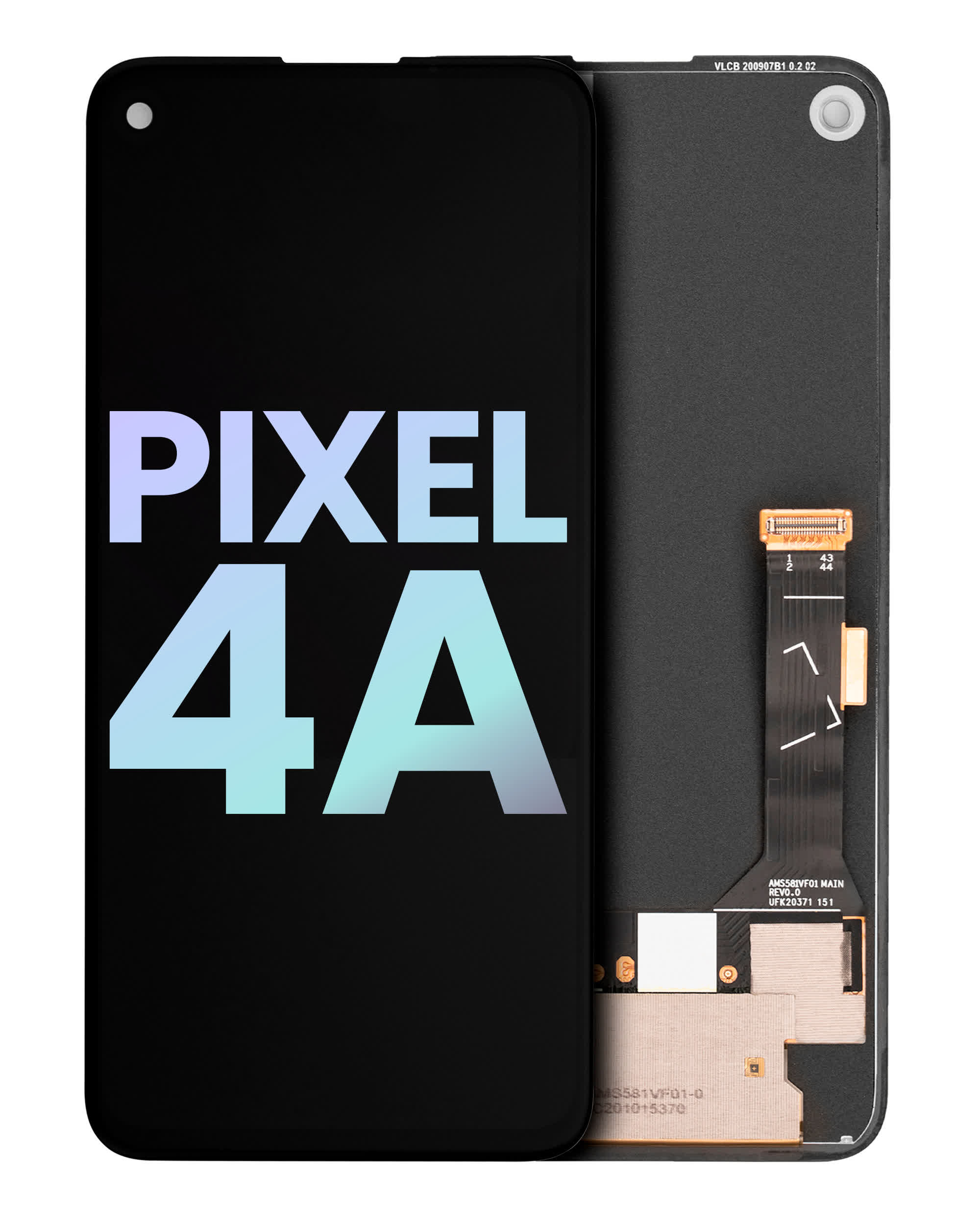 OLED Display ohne Rahmen für Google Pixel 4A (Original)
