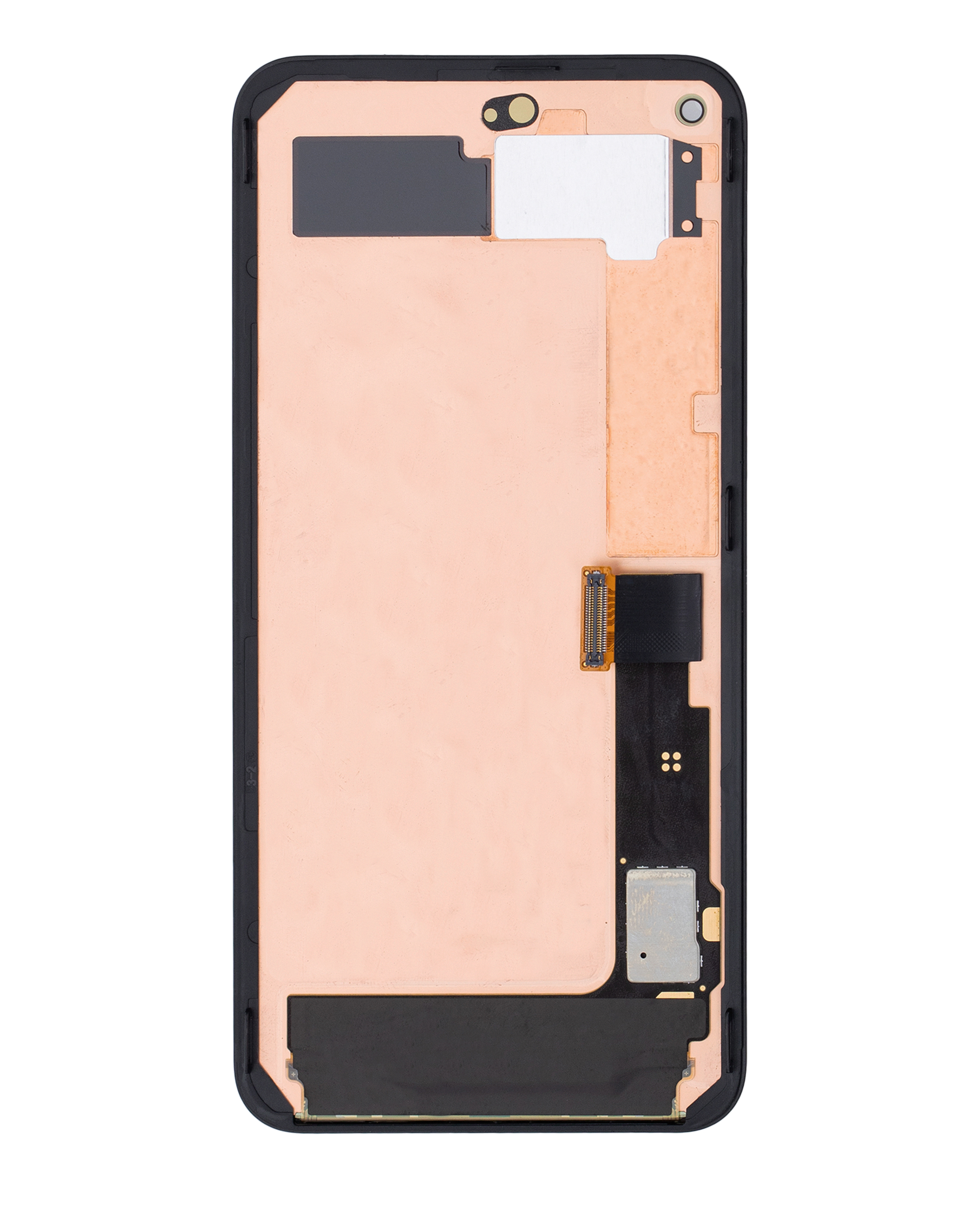 OLED Display mit Rahmen für Google Pixel 5 (professionell aufgearbeitet) (Just Black) – Bild 3