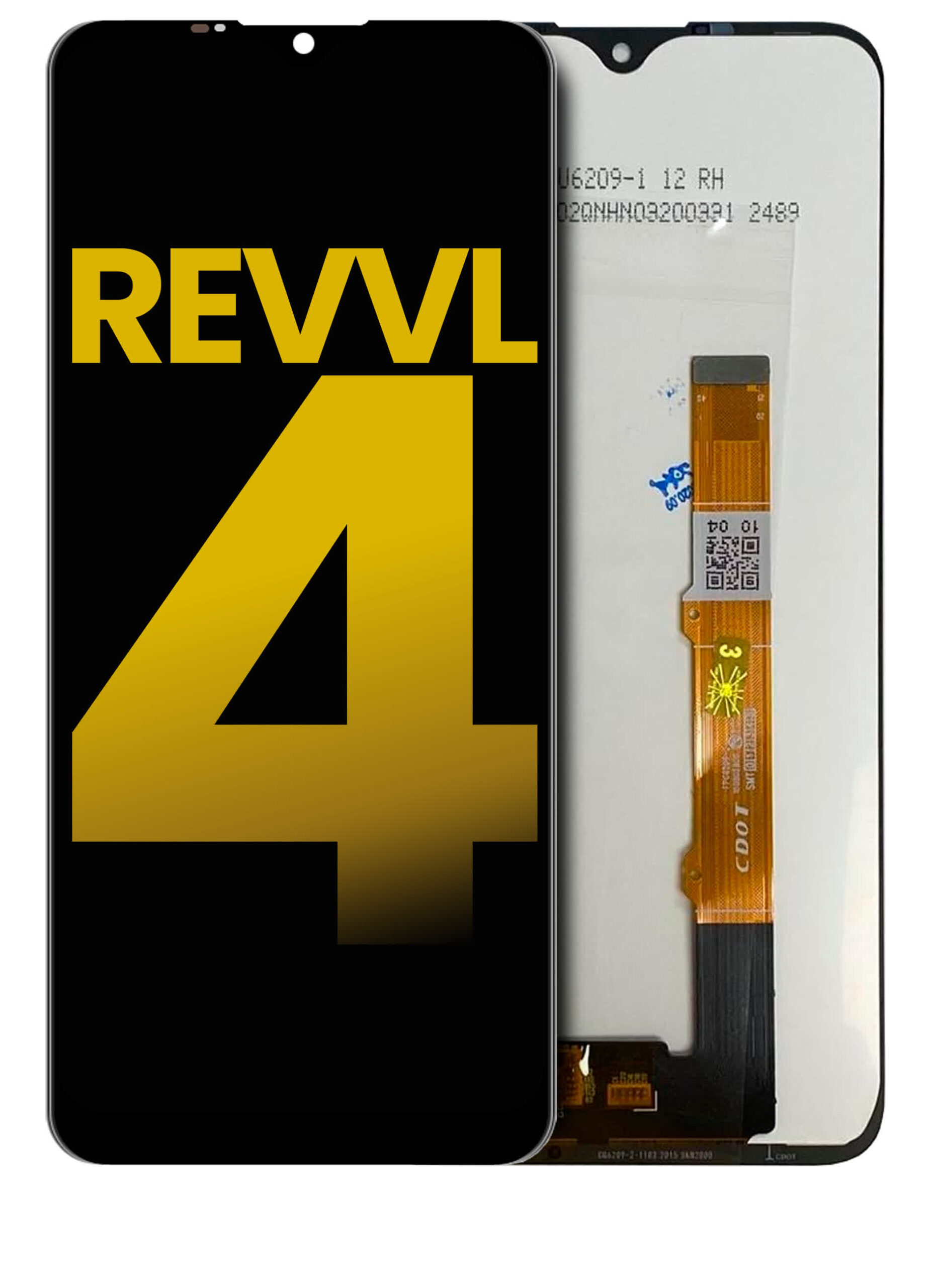 LCD Display ohne Rahmen für T-Mobile Revvl 4 (5007 / 2020) (professionell aufgearbeitet)