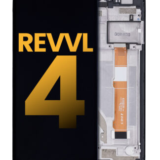 LCD Display mit Rahmen für T-Mobile Revvl 4 (5007 / 2020) (professionell aufgearbeitet)