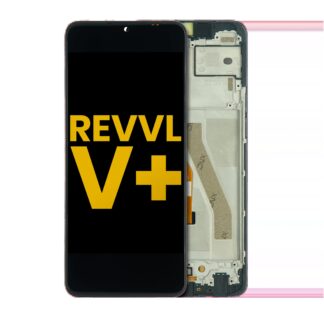 LCD Display mit Rahmen für T-Mobile Revvl V+ 5G (professionell aufgearbeitet)
