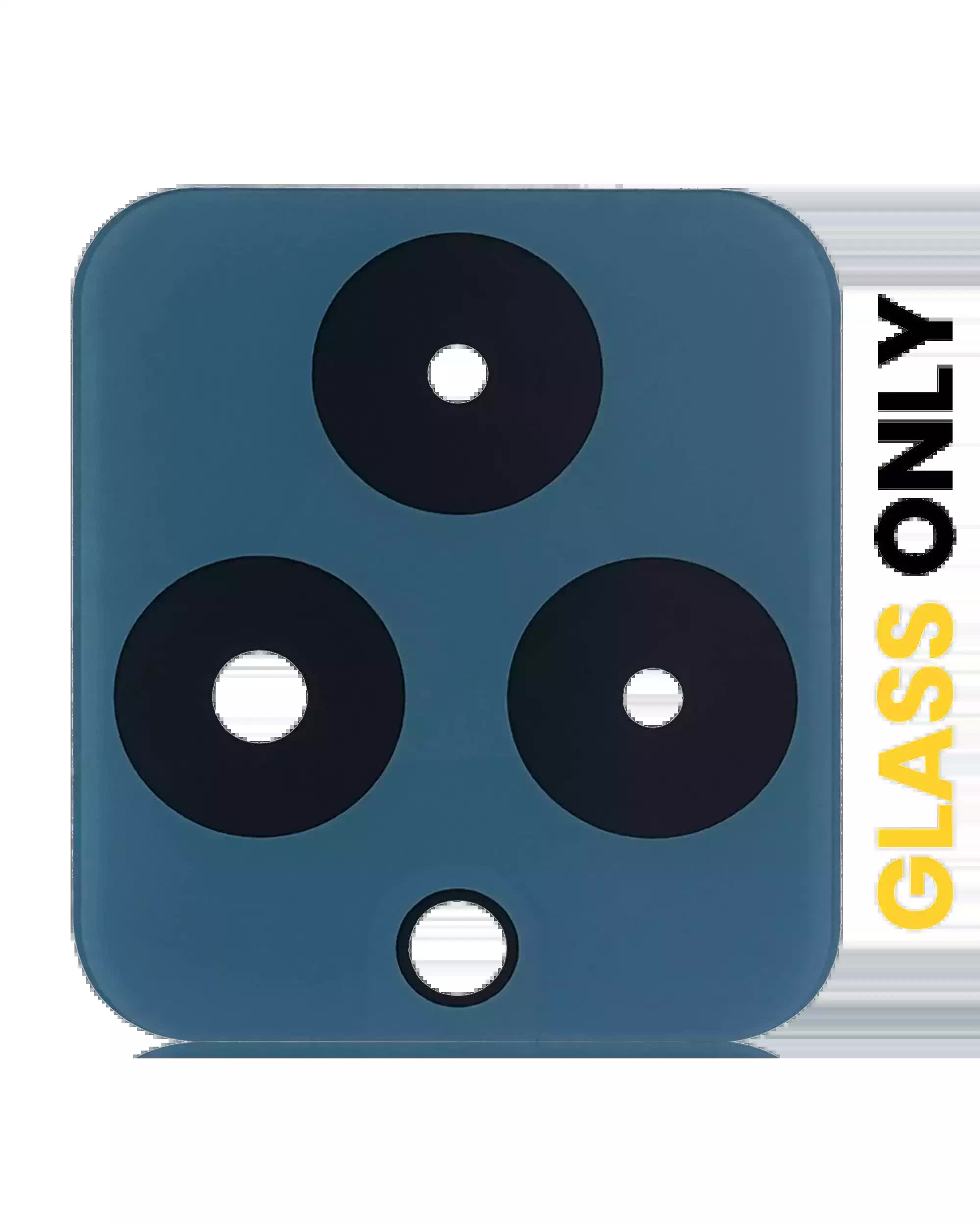 Rückkamera-Glas (nur Glas) mit Klebefolie für T-Mobile Revvl 6 (Blue (Blau))