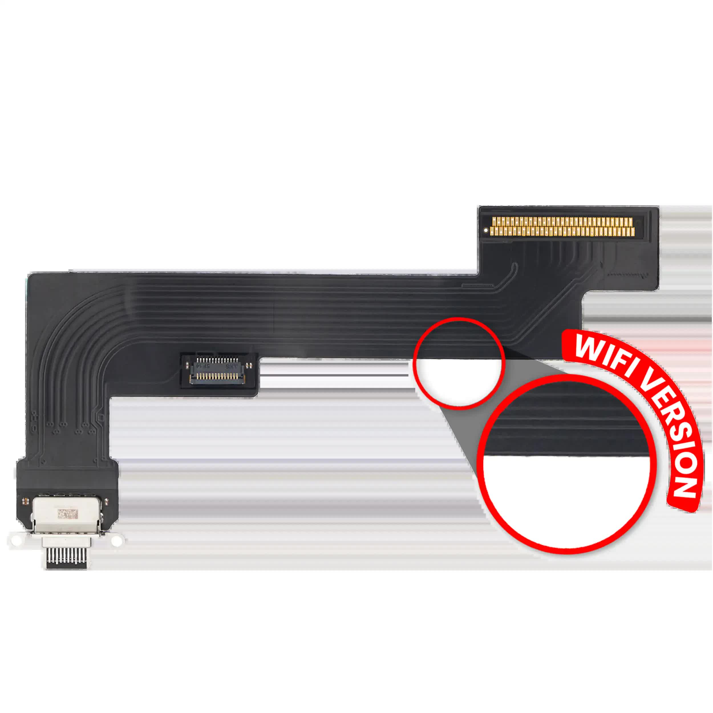 Ladebuchse Flexkabel für iPad Air 4 (nur WiFi) (Premium) (Black (Schwarz))