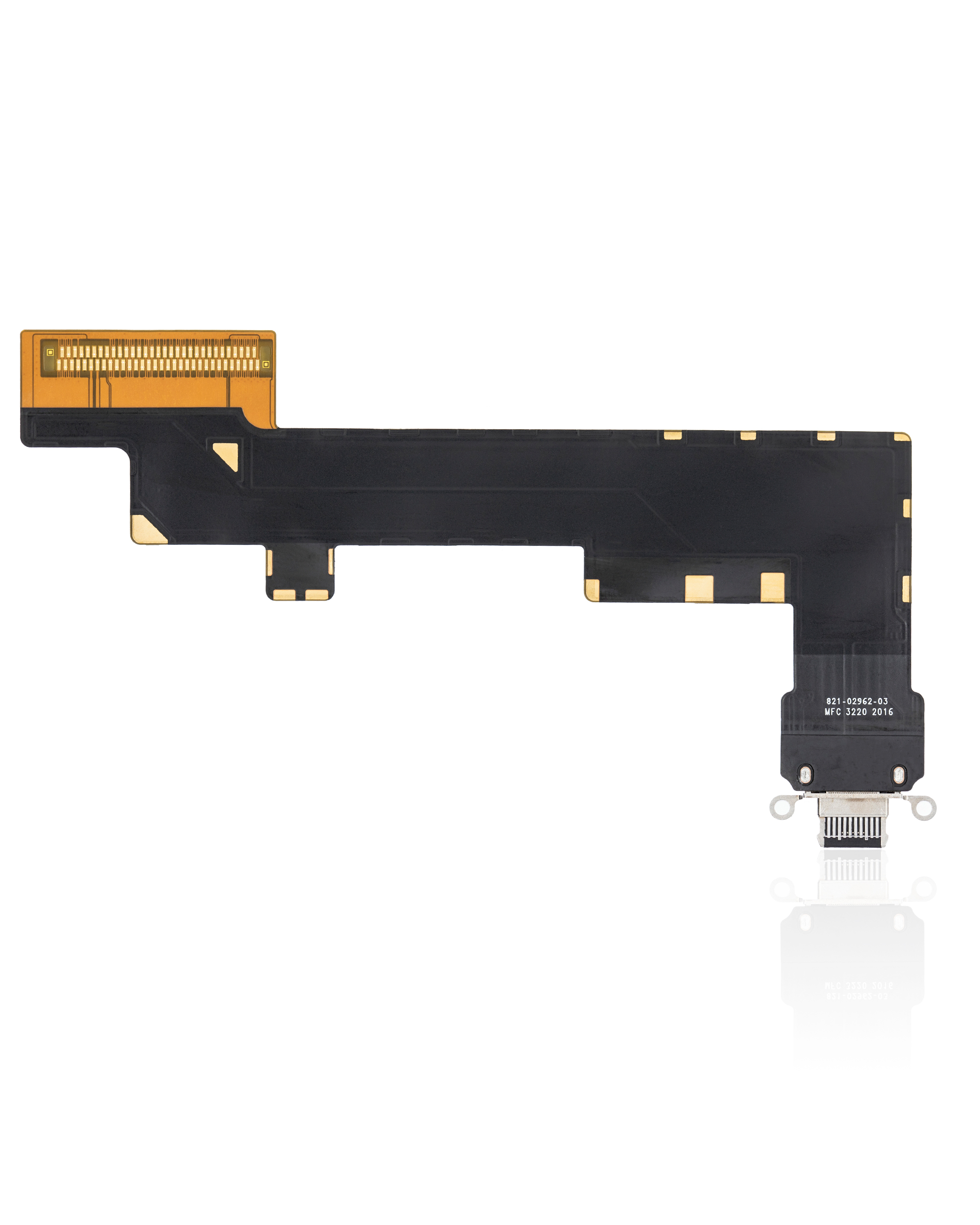 Ladebuchse Flexkabel für iPad Air 4 / iPad Air 5 (Cellular) (Premium) (Black (Schwarz)) – Bild 2