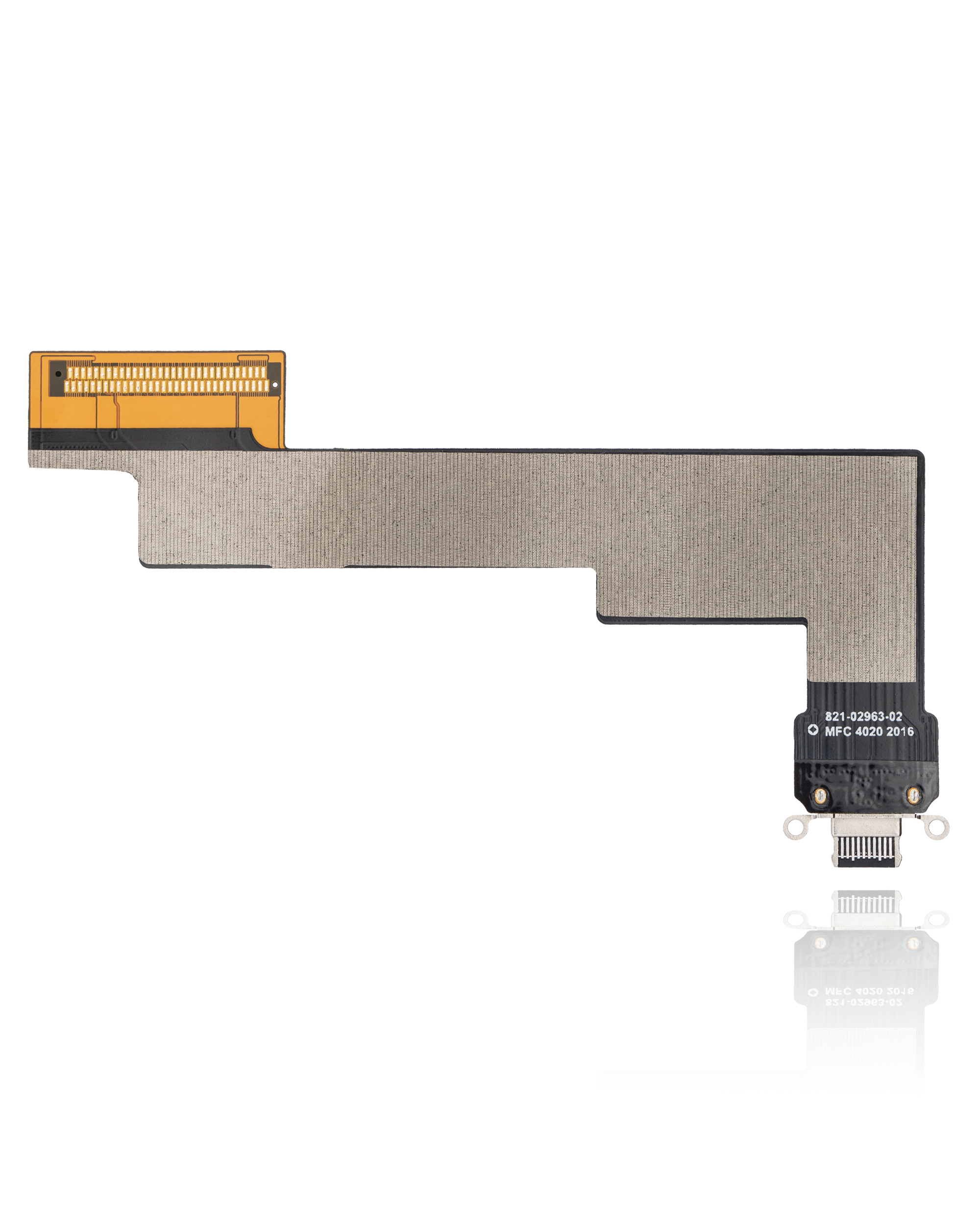 Ladebuchse Flexkabel für iPad Air 4 (nur WiFi) (Aftermarket Plus) (Black (Schwarz)) – Bild 4