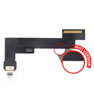 Ladebuchse Flexkabel für iPad Air 4 (nur WiFi) (Aftermarket Plus) (Black (Schwarz))