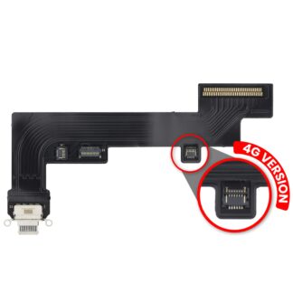 Ladebuchse Flexkabel für iPad Air 4 / iPad Air 5 (Cellular) (Premium) (White (Weiß))
