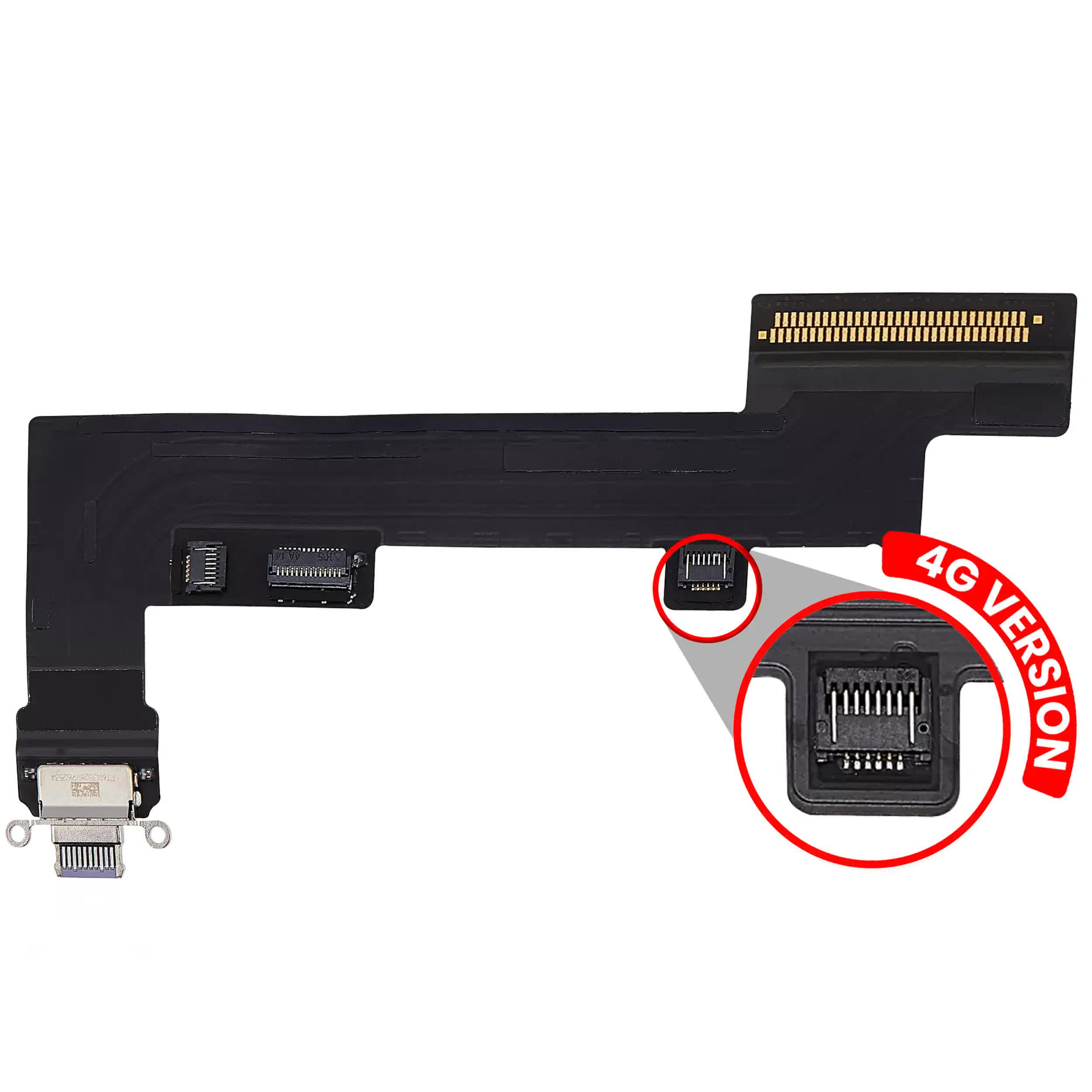 Ladebuchse Flexkabel für iPad Air 5 (Cellular) (Premium) (Purple (Violett))