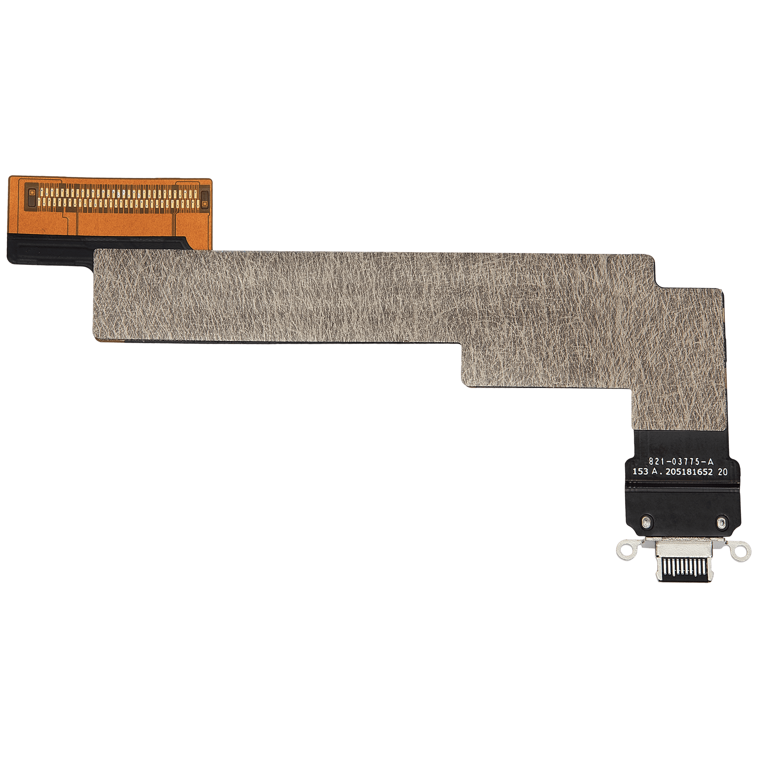 Ladebuchse Flexkabel für iPad Air 5 (nur WiFi) (ausgebautes Originalteil: Grade A) (Space Gray) – Bild 3