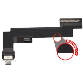 Ladebuchse Flexkabel für iPad Air 5 (nur WiFi) (ausgebautes Originalteil: Grade A) (Space Gray)