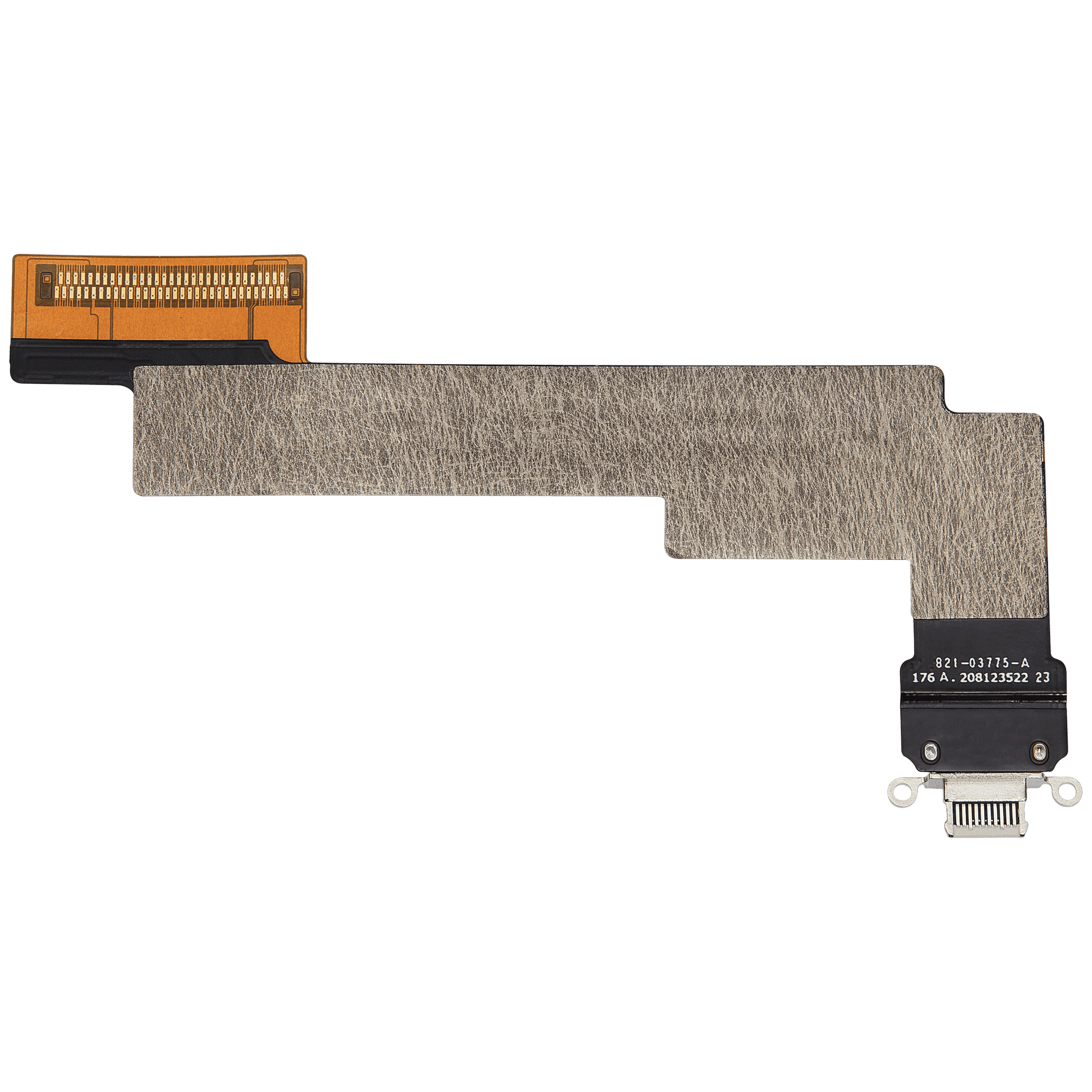 Ladebuchse Flexkabel für iPad Air 5 (nur WiFi) (ausgebautes Originalteil: Grade A) (Starlight) – Bild 3