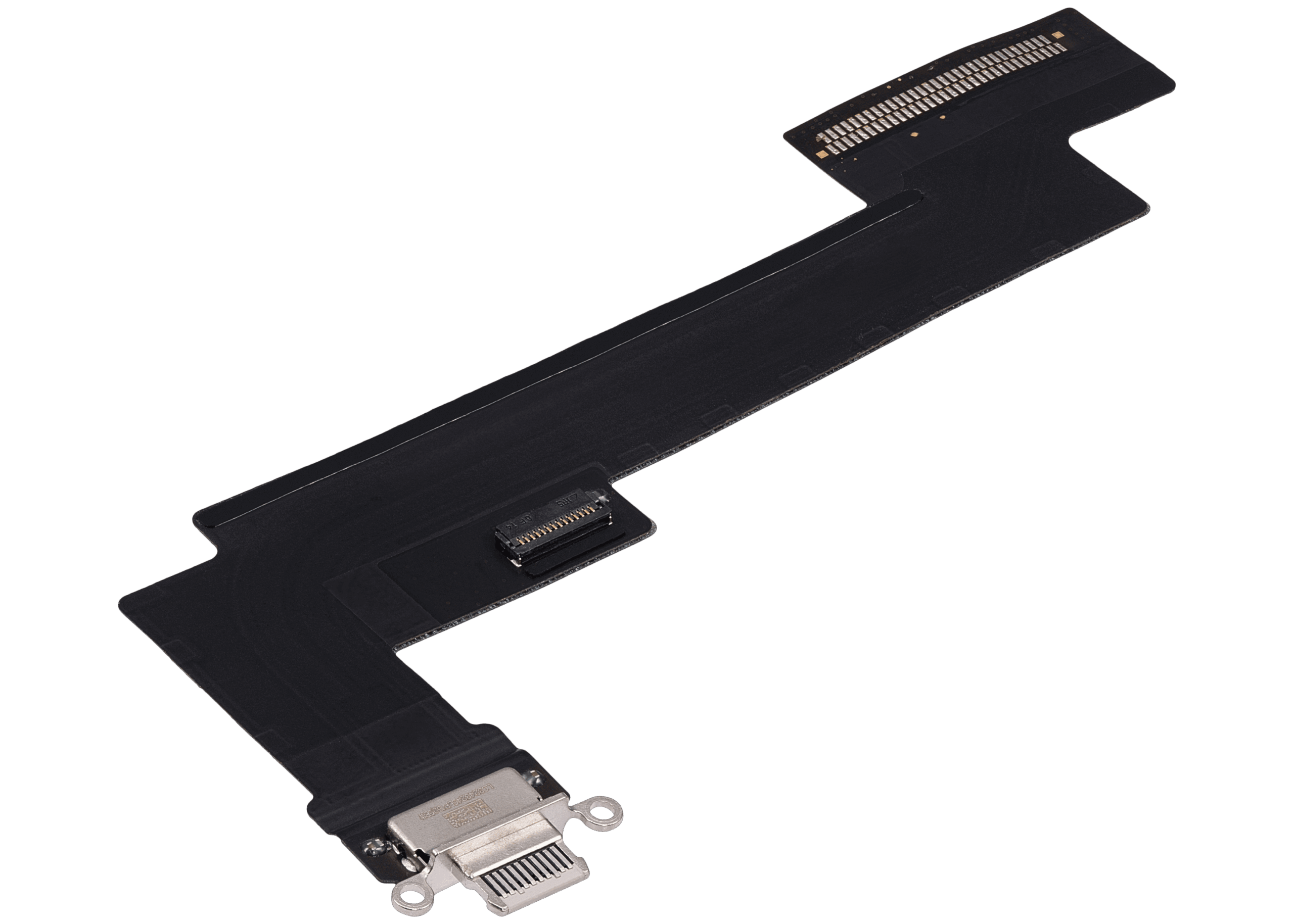 Ladebuchse Flexkabel für iPad Air 5 (nur WiFi) (ausgebautes Originalteil: Grade A) (Pink (Rosa)) – Bild 4