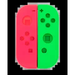 Gehäuseschale für Nintendo Switch Joy Con Controller (Green / Pink)