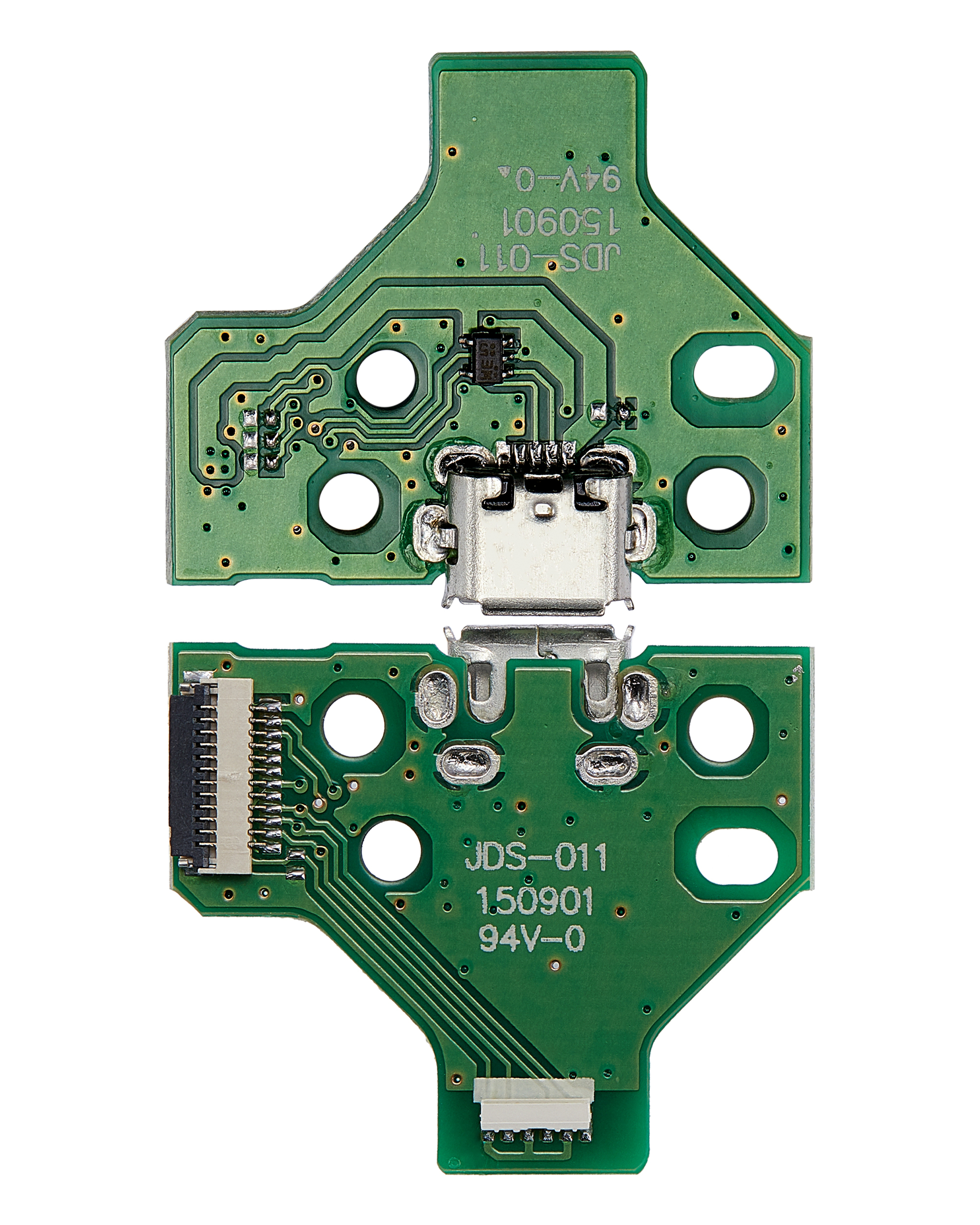 Micro USB Ladebuchse mit 12-Pin Flexkabel für PlayStation 4 Controllers (Version 2: JDS-011) – Bild 2