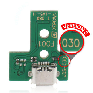 Micro USB Ladebuchse mit 12-Pin Flexkabel für PlayStation 4 Controllers (Version 3: JDS-030)