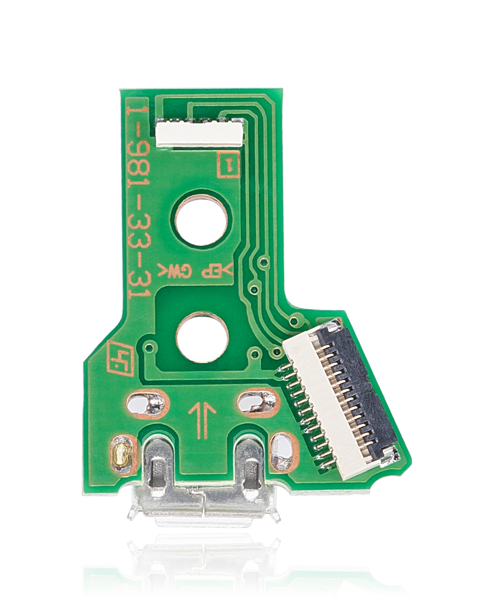 Micro USB Ladebuchse mit 12-Pin Flexkabel für PlayStation 4 Controllers (Version 4: JDS-040) – Bild 3