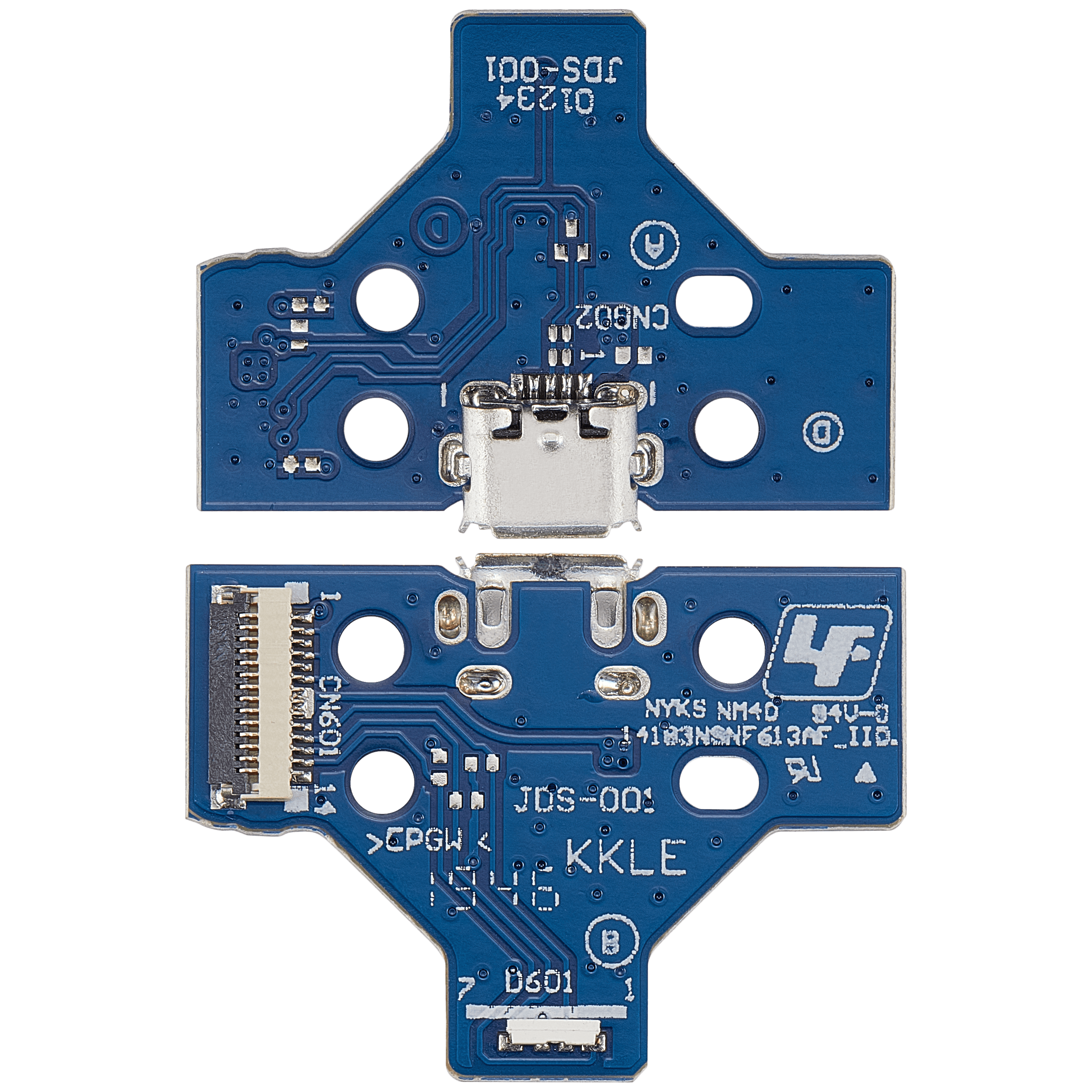 USB Ladebuchse mit 14-Pin Flexkabel für PlayStation 4 Controllers (Version 1: JDS-001) – Bild 2