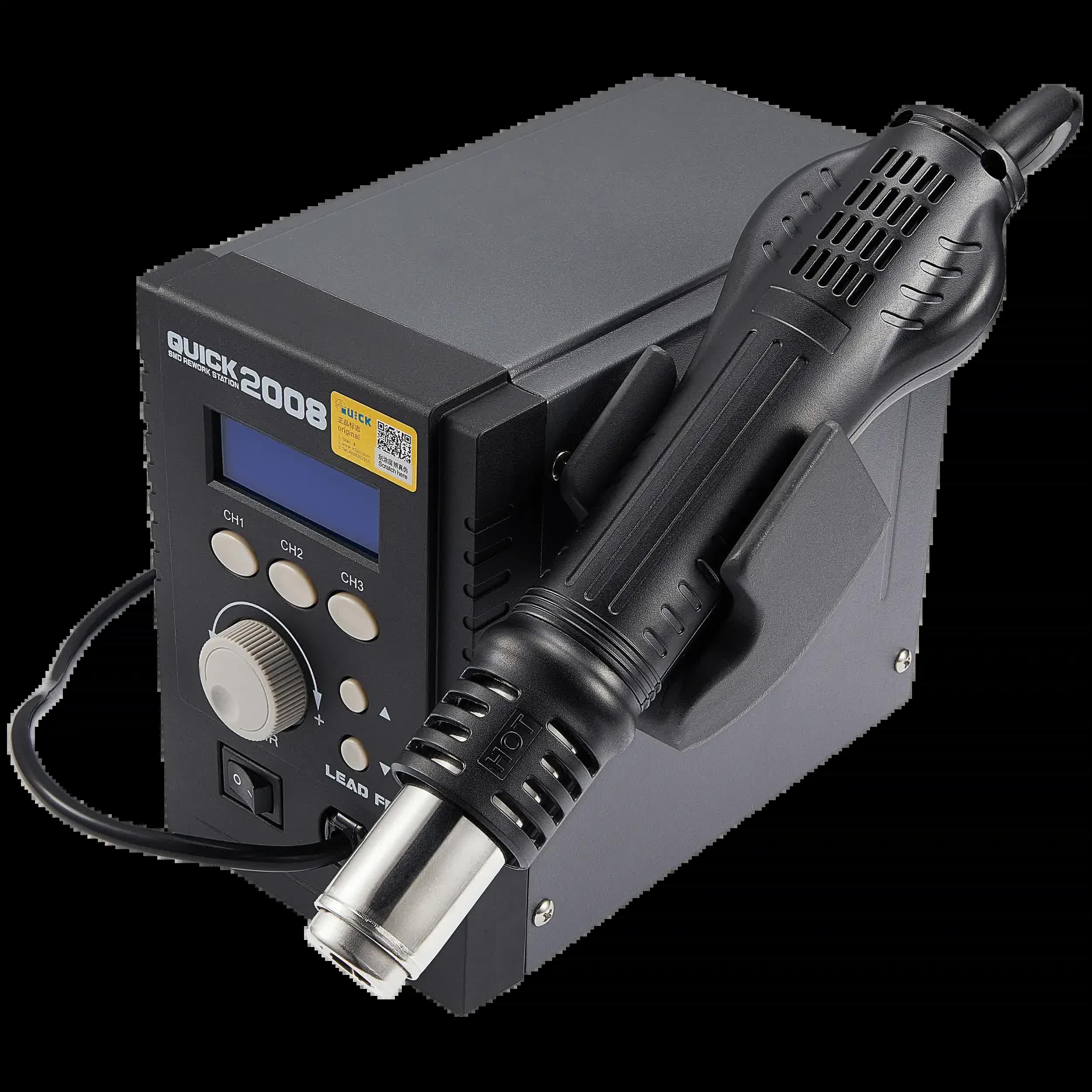2008 ESD Digital Display Heat Gun Welding Rework Soldering Station (Quick) (110V / North American)