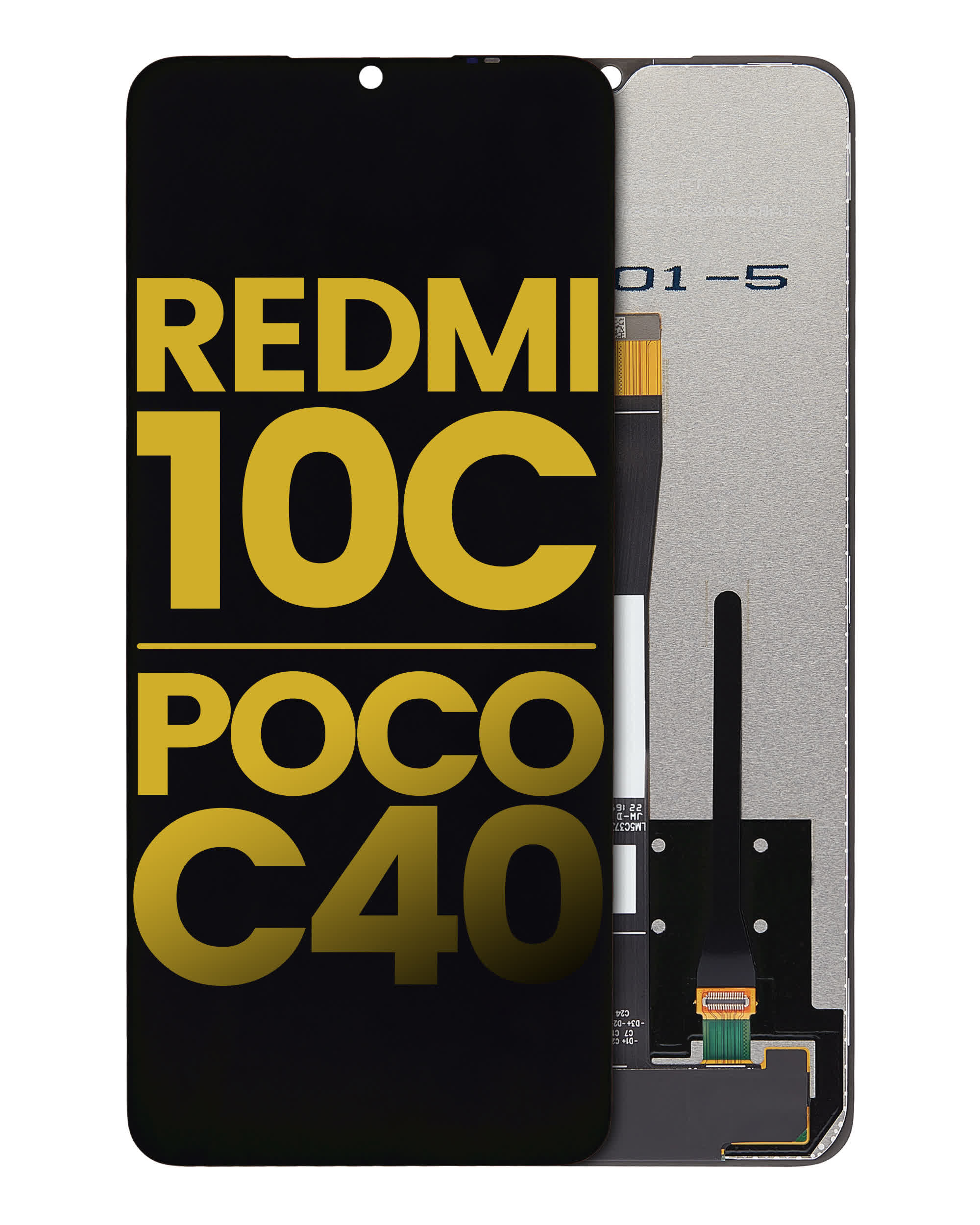LCD Display ohne Rahmen für Xiaomi Redmi 10C / Redmi 10 power / Poco C40 (professionell aufgearbeitet)