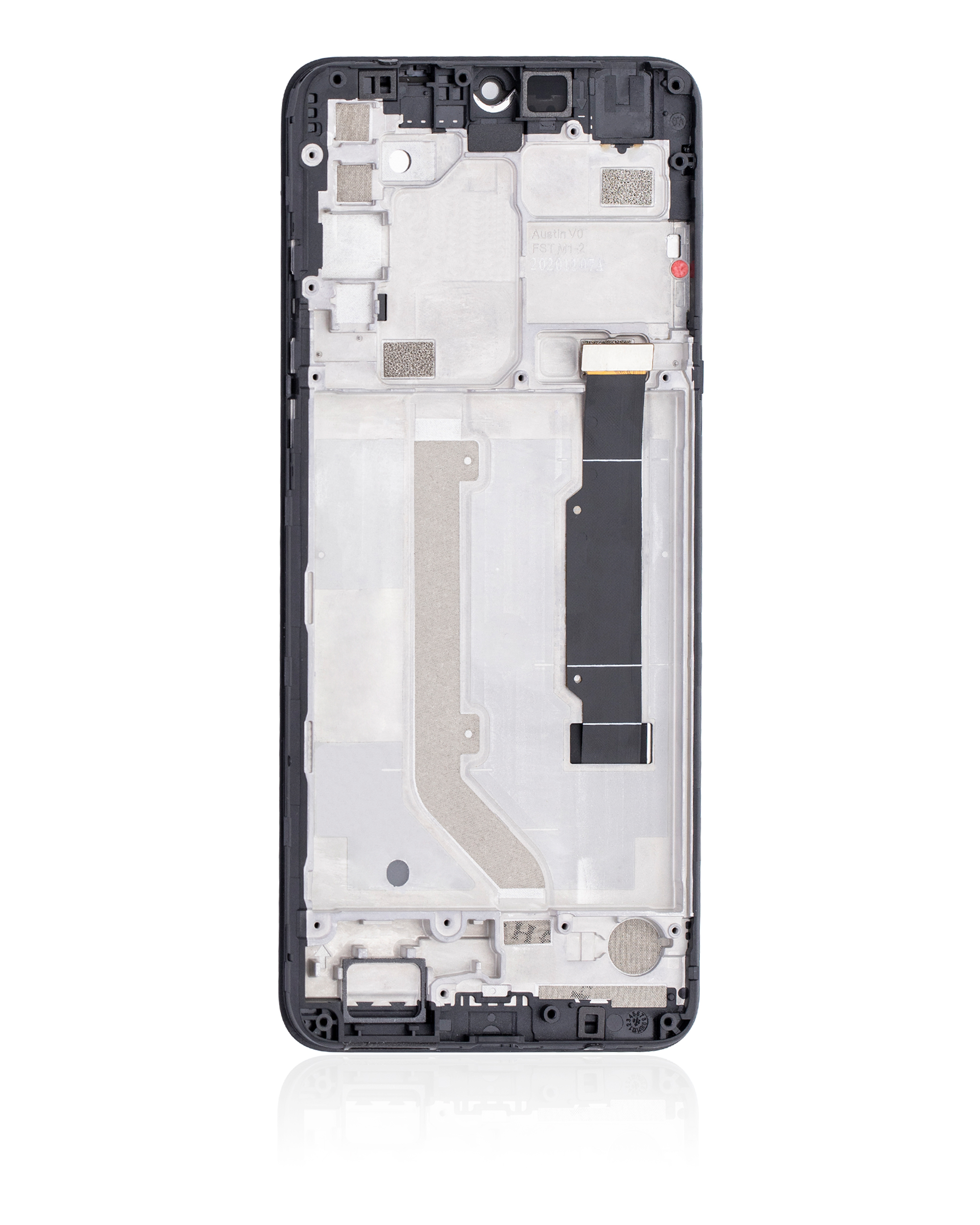 LCD Display mit Rahmen für TCL 20 SE (professionell aufgearbeitet) (Nuit Black) – Bild 2