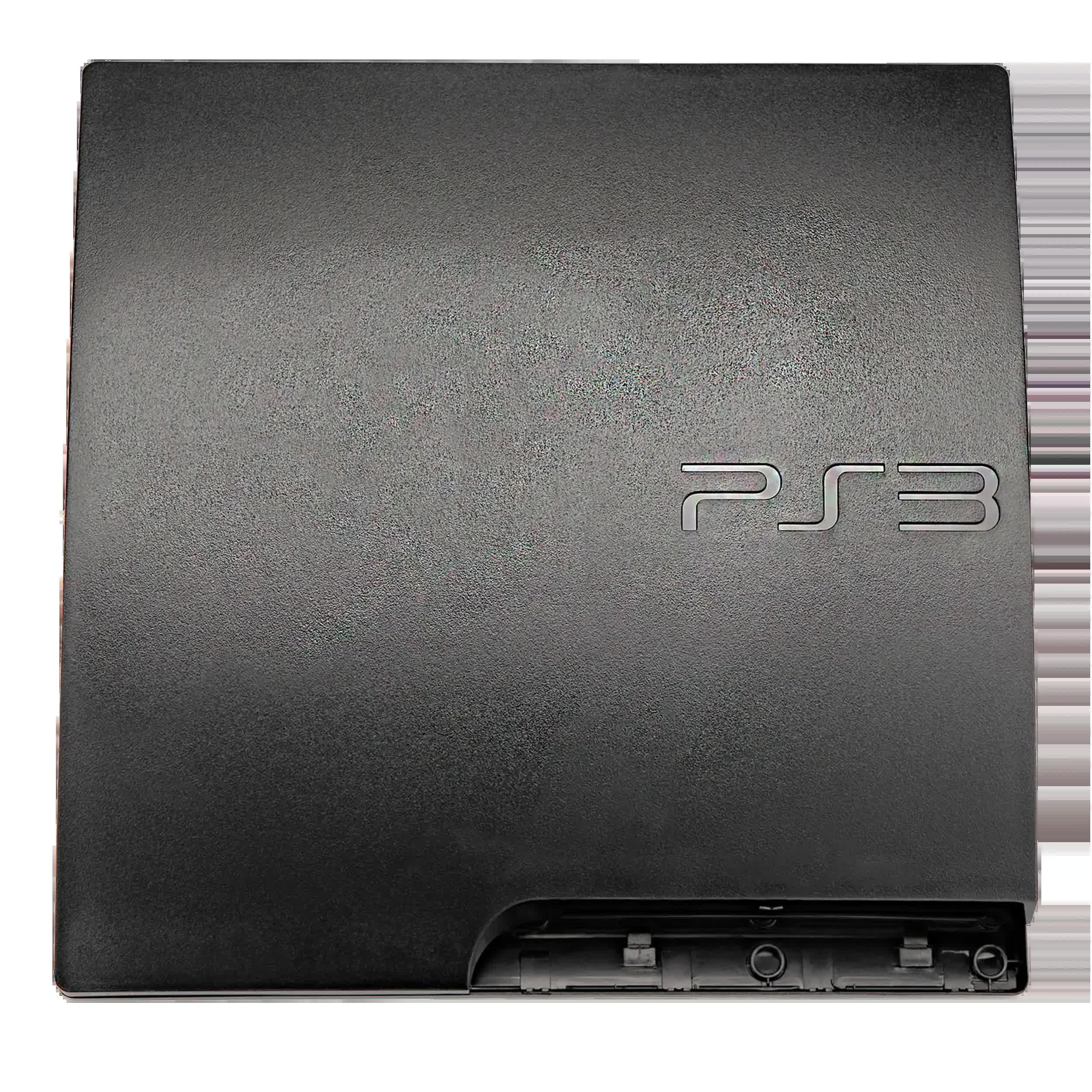 oben und unten Gehäuse für PlayStation 3 Slim (Black (Schwarz))