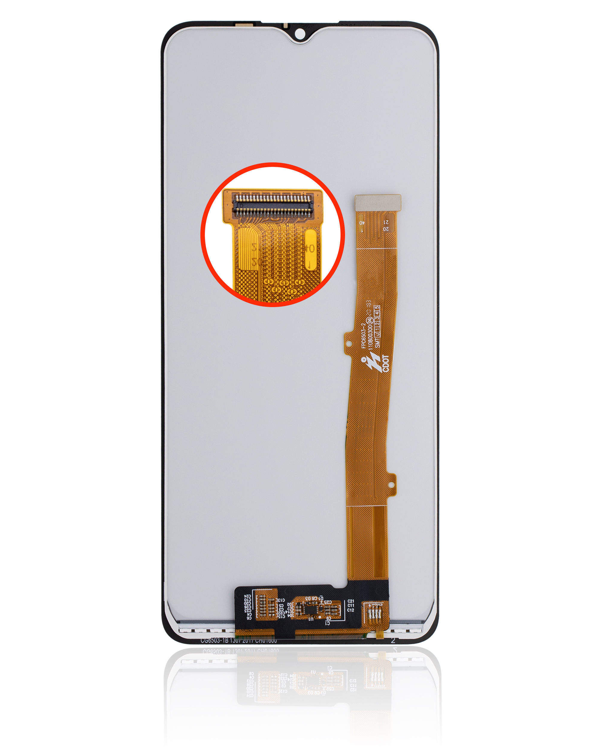 LCD Display ohne Rahmen für TCL 10 SE (T766) (professionell aufgearbeitet) (Black (Schwarz)) – Bild 3