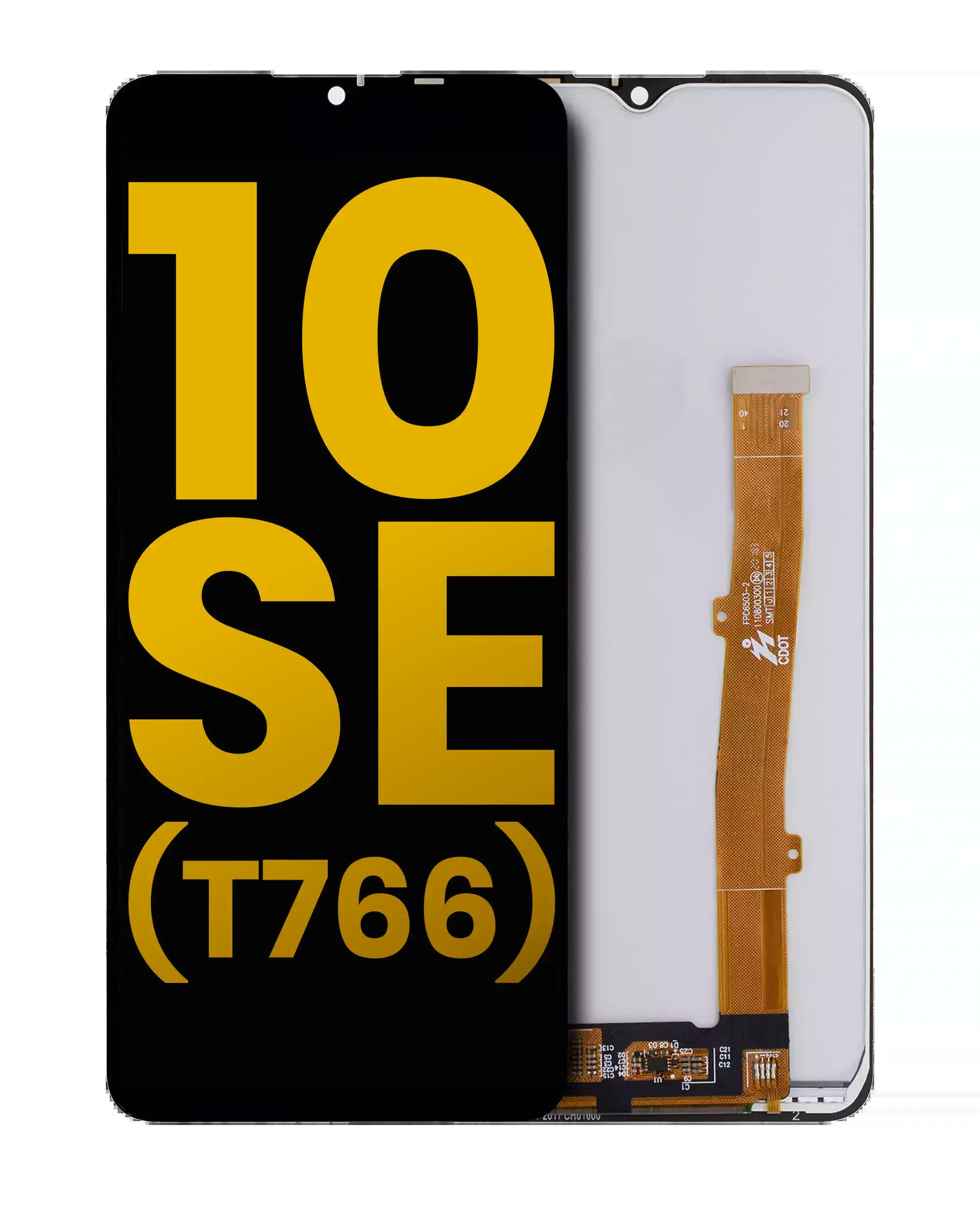 LCD Display ohne Rahmen für TCL 10 SE (T766) (professionell aufgearbeitet) (Black (Schwarz))