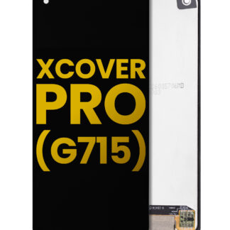LCD Display ohne Rahmen für Samsung Galaxy XCover Pro (G715) (professionell aufgearbeitet) (Black (Schwarz))