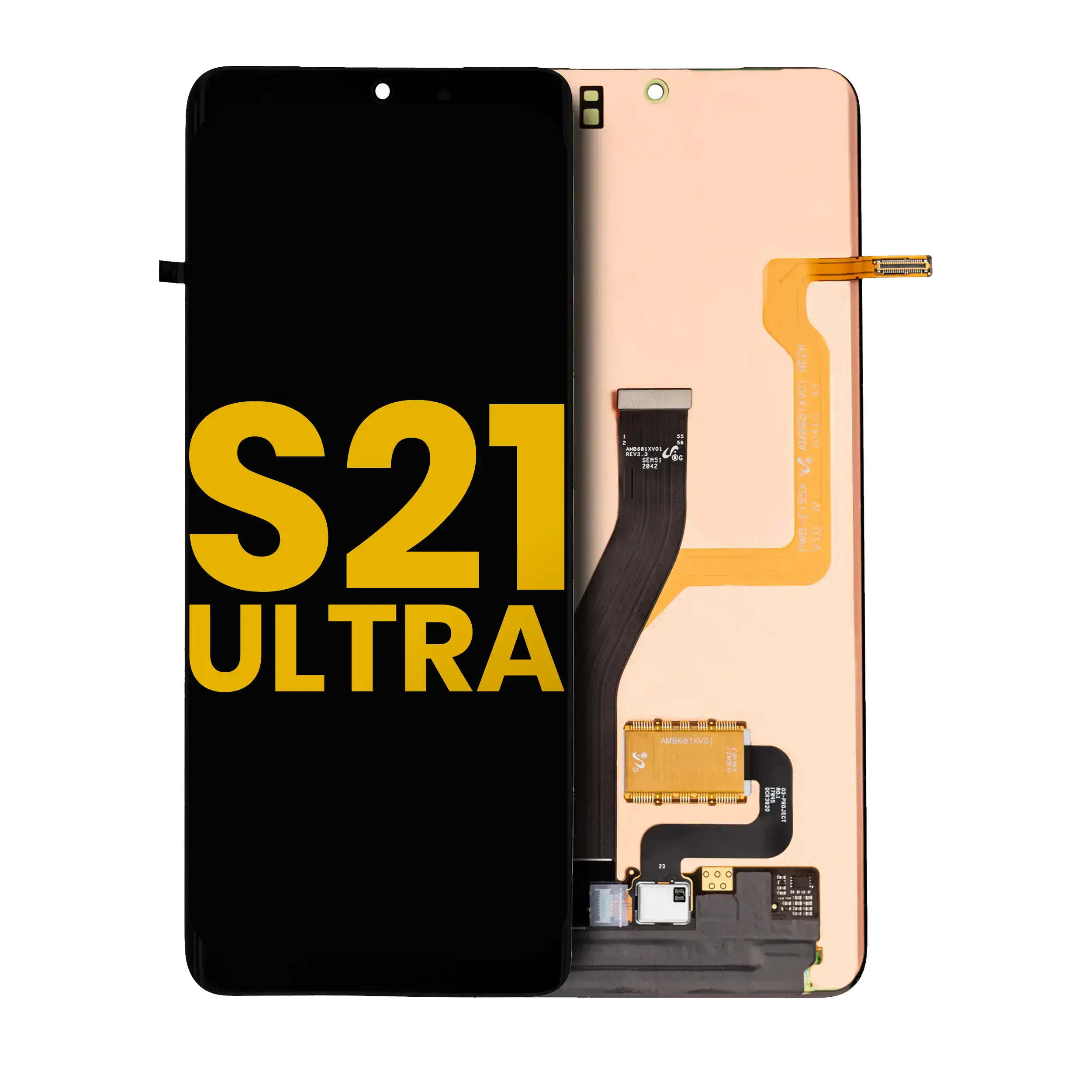 Rückdeckel Klebefolie für Samsung Galaxy S21 Ultra (10er-Pack) – Bild 5