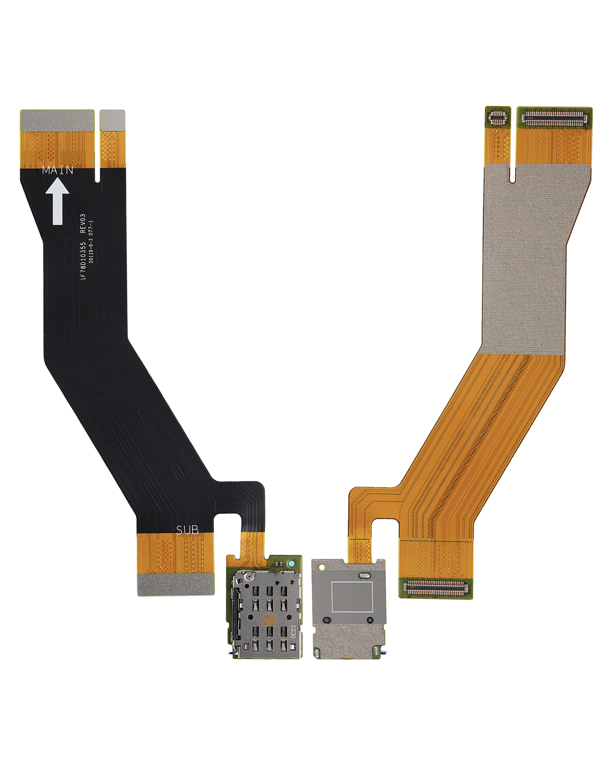 SIM-Kartenleser Flexkabel für Motorola Edge 20 Pro (XT2153-1 / 2021) / Edge S Pro – Bild 2