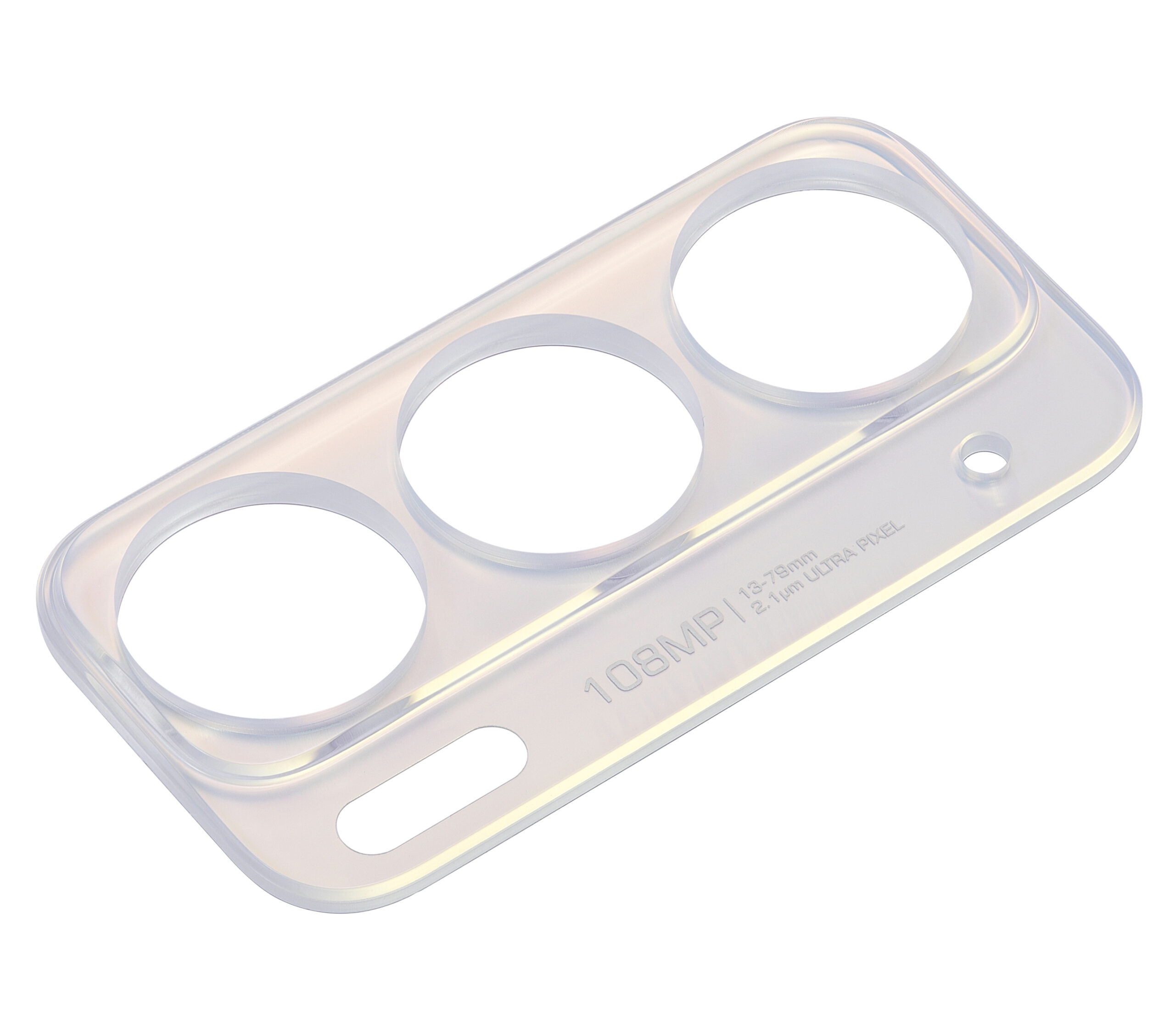 Rückkamera-Glas Halterung für Motorola Edge 20 (XT2143 / 2021) (Frosted White) – Bild 4