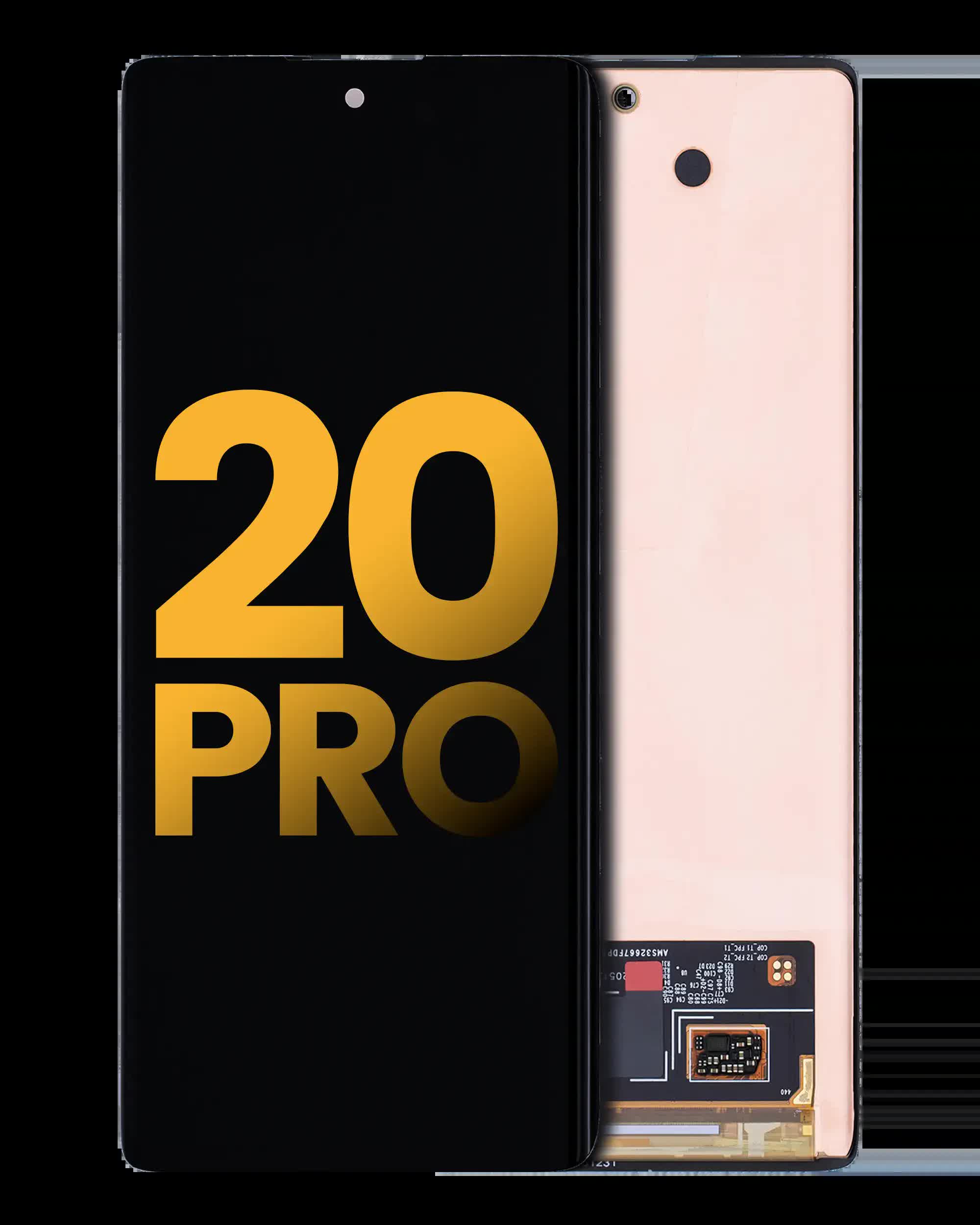 OLED Display ohne Rahmen für TCL 20 Pro 5G (professionell aufgearbeitet)