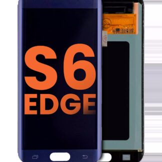 OLED Display ohne Rahmen für Samsung Galaxy S6 Edge (Blemish: Grade B) (Black Sapphire (Schwarz))